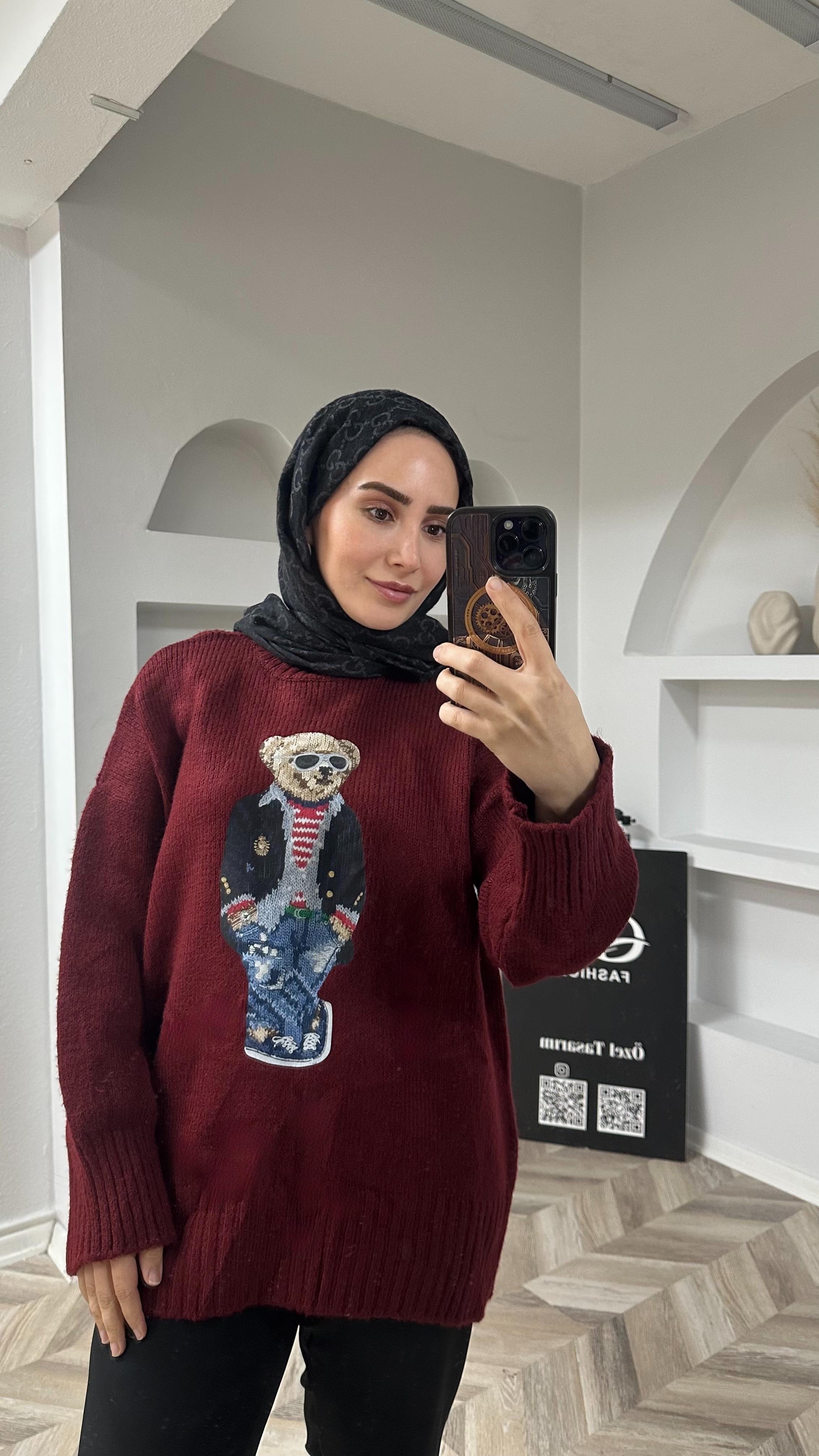 Sale kazak bordo 