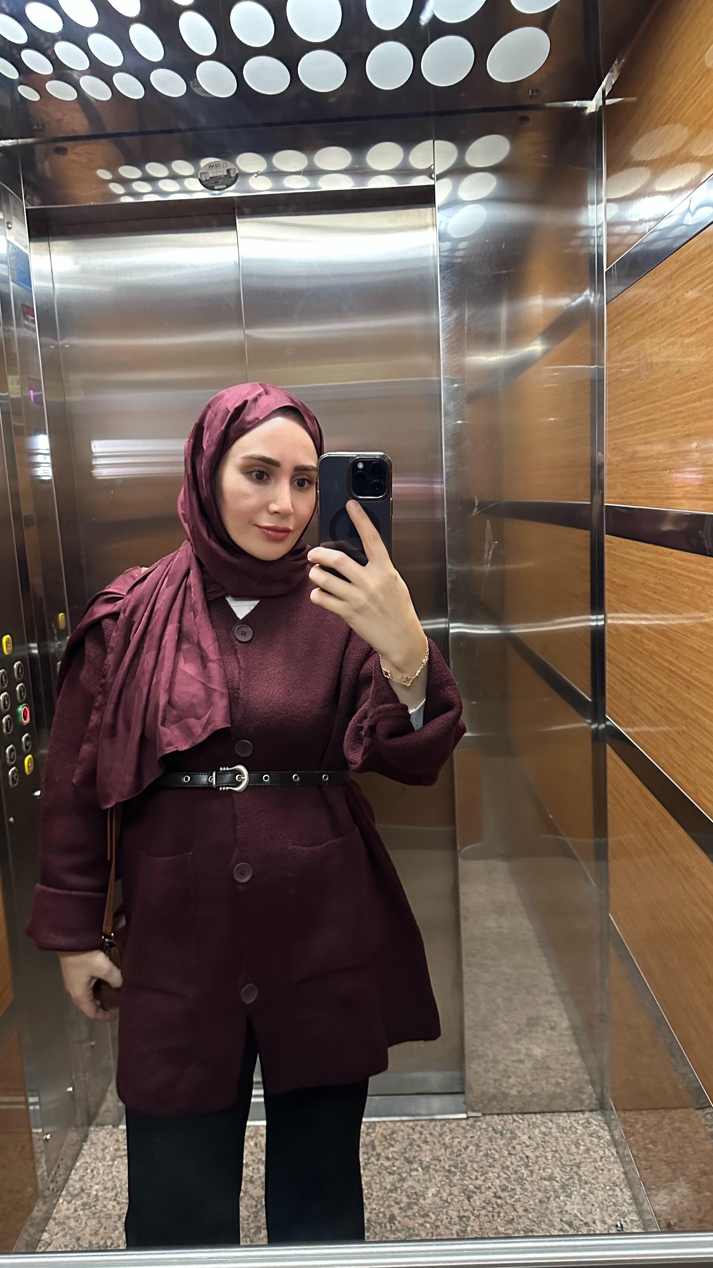 Sıla hırka bordo 