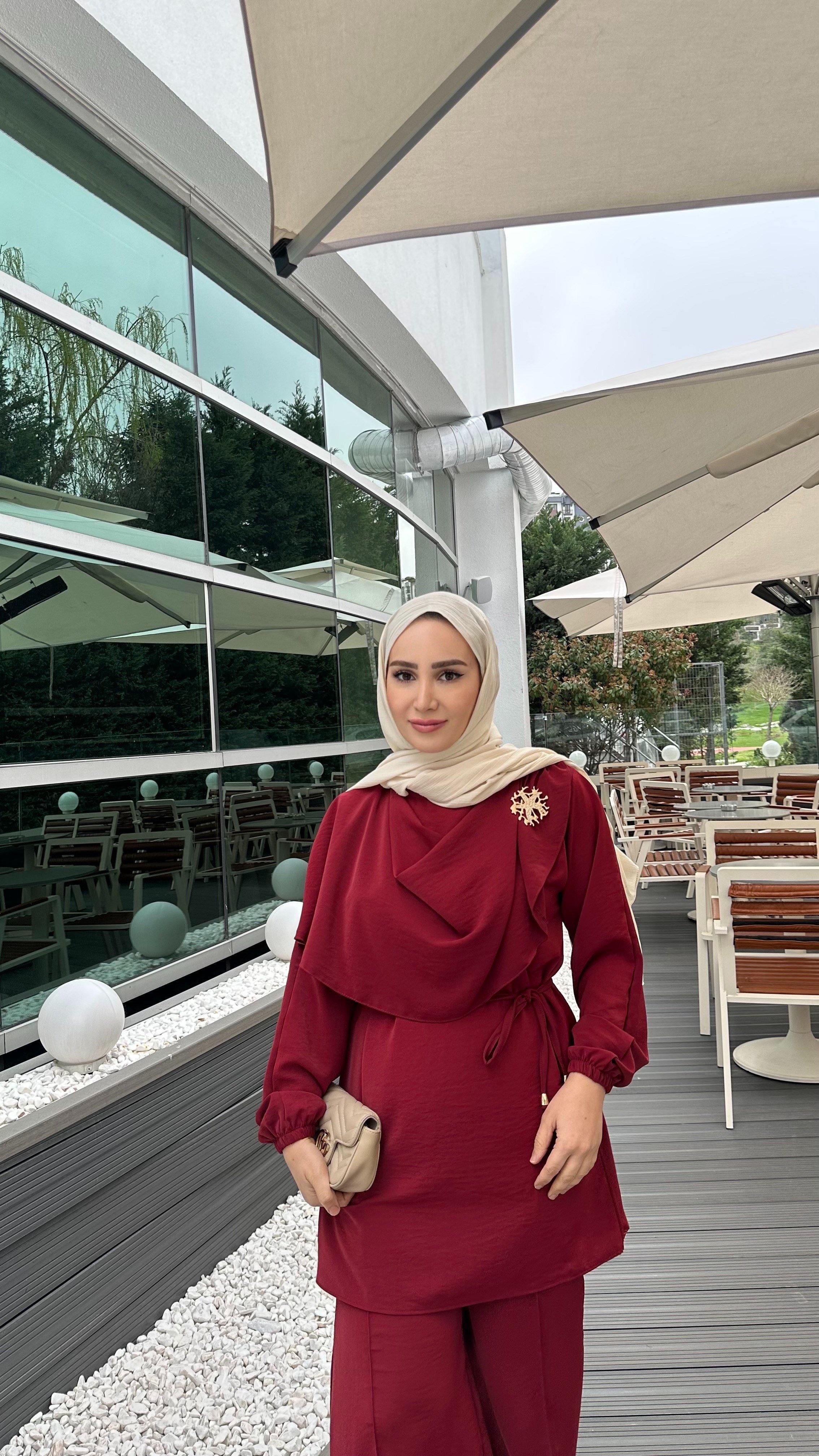 Sıla takım bordo 