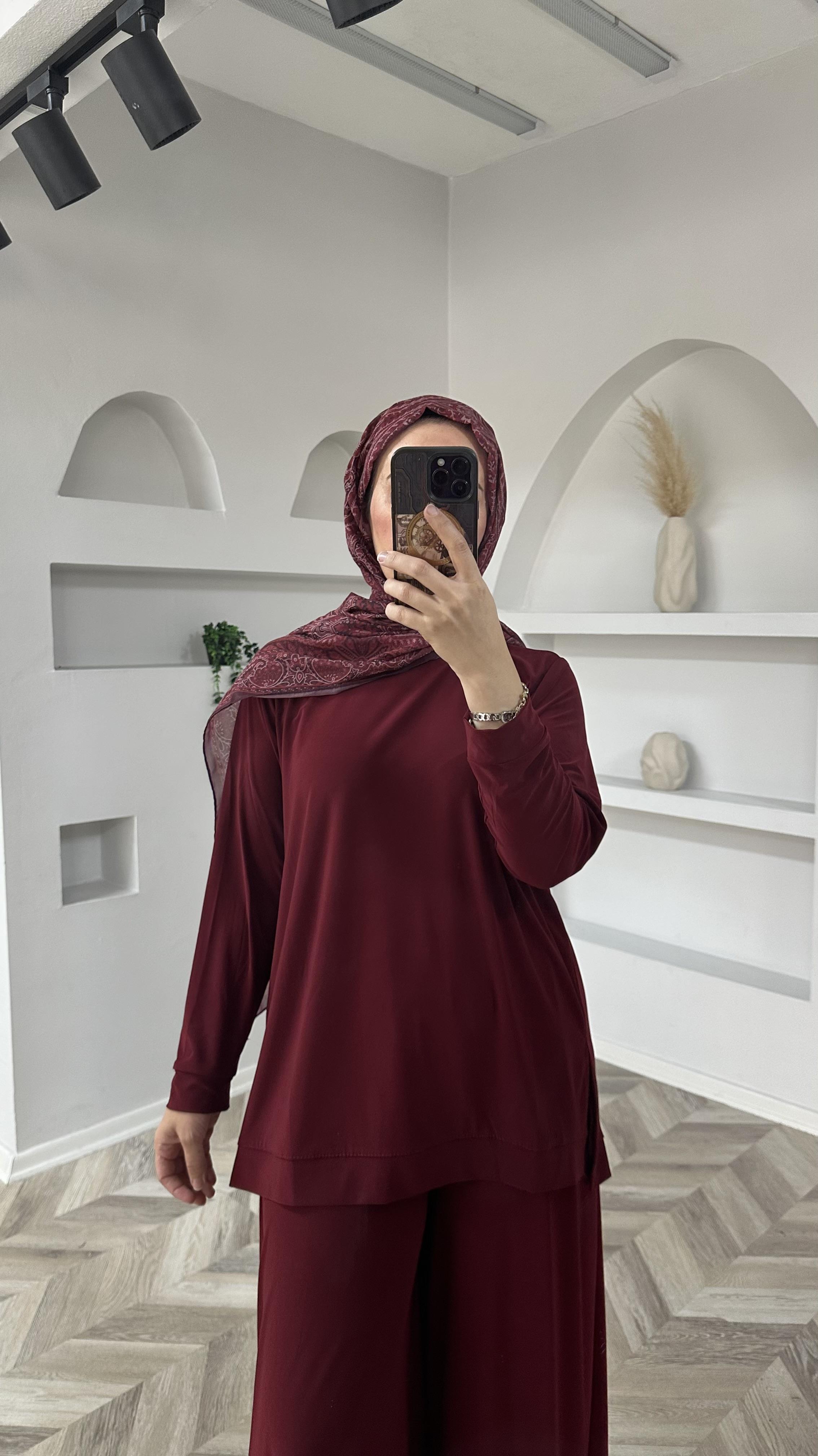 Tomi sandy takım bordo 