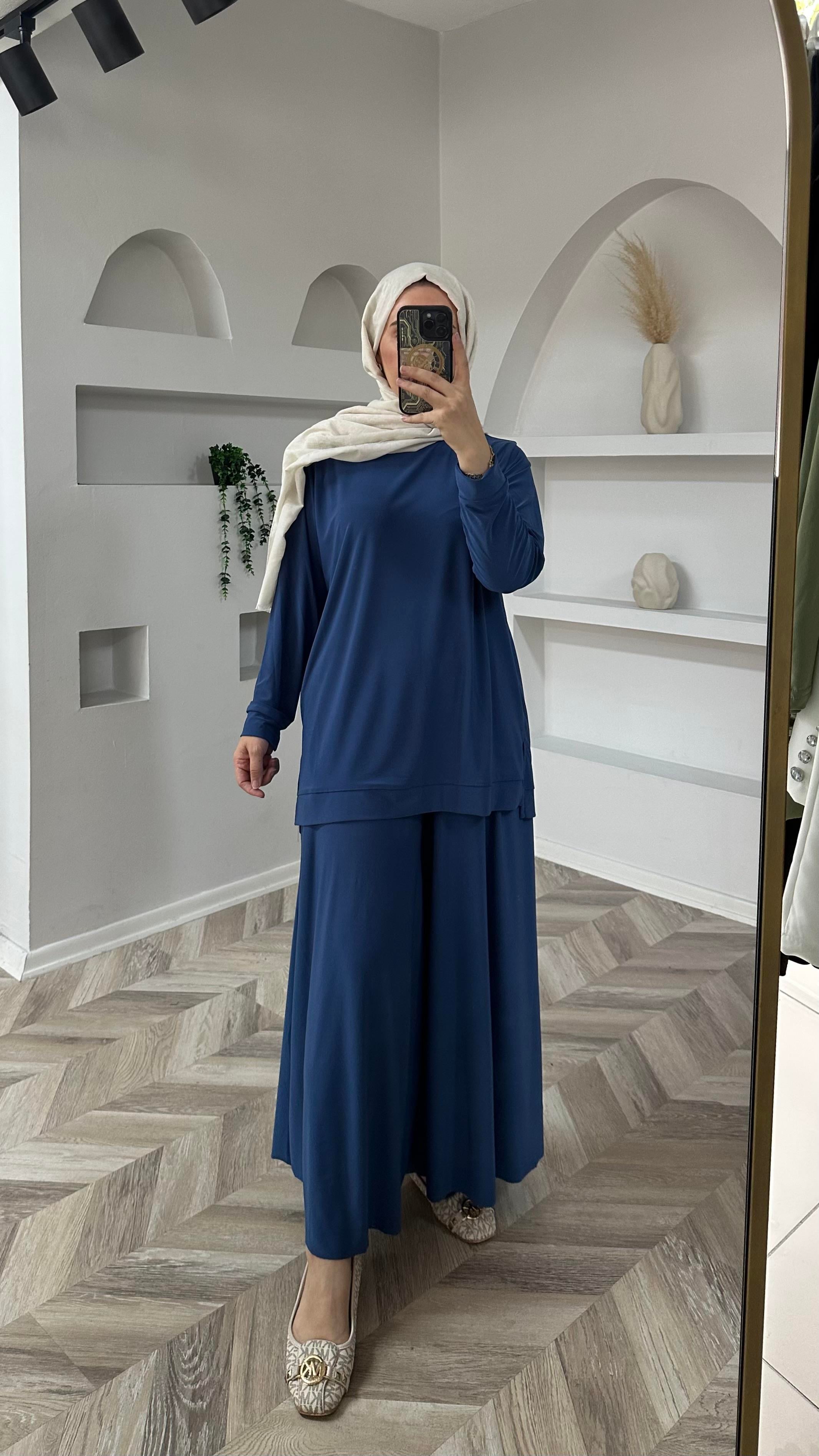 Tomi sandy takım indigo 
