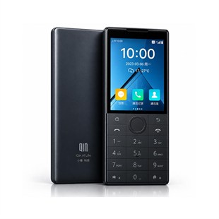 Duoqin Qin F22 3 Ram 32 Gb Kamerasız akıllı tuşlu telefon Android asker telefonu Siyah