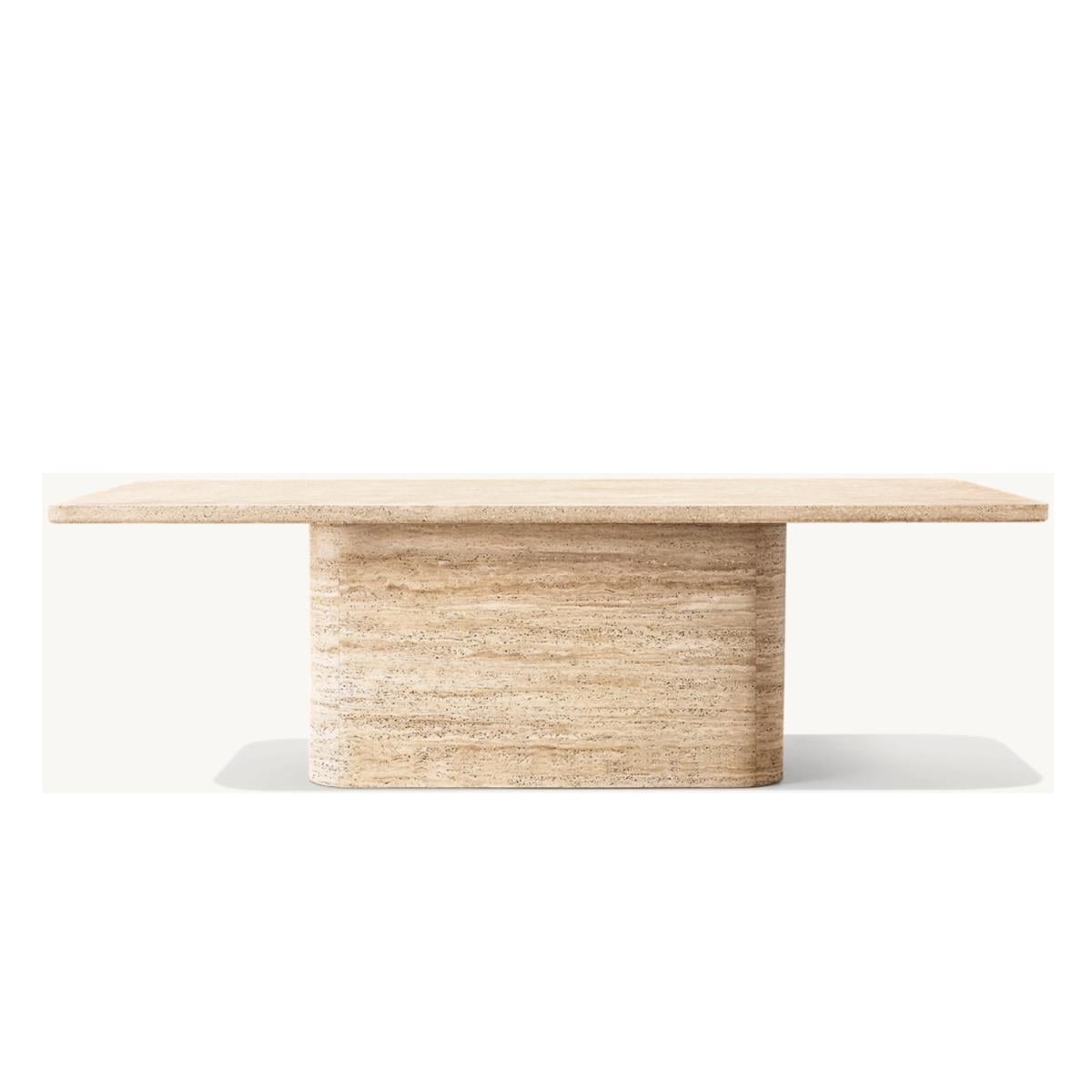 VİTOLO CARVED RECTANGULAR DİNİNG TABLE 180X95 CM