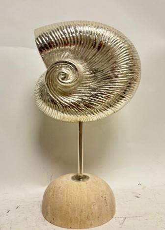 Traverten Mermerli Krom Midye Obje