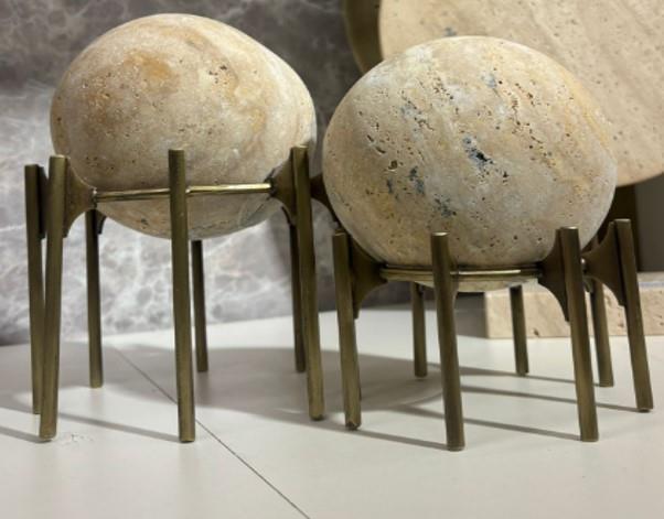 Eskitme Ayaklı İkili Traverter Obje