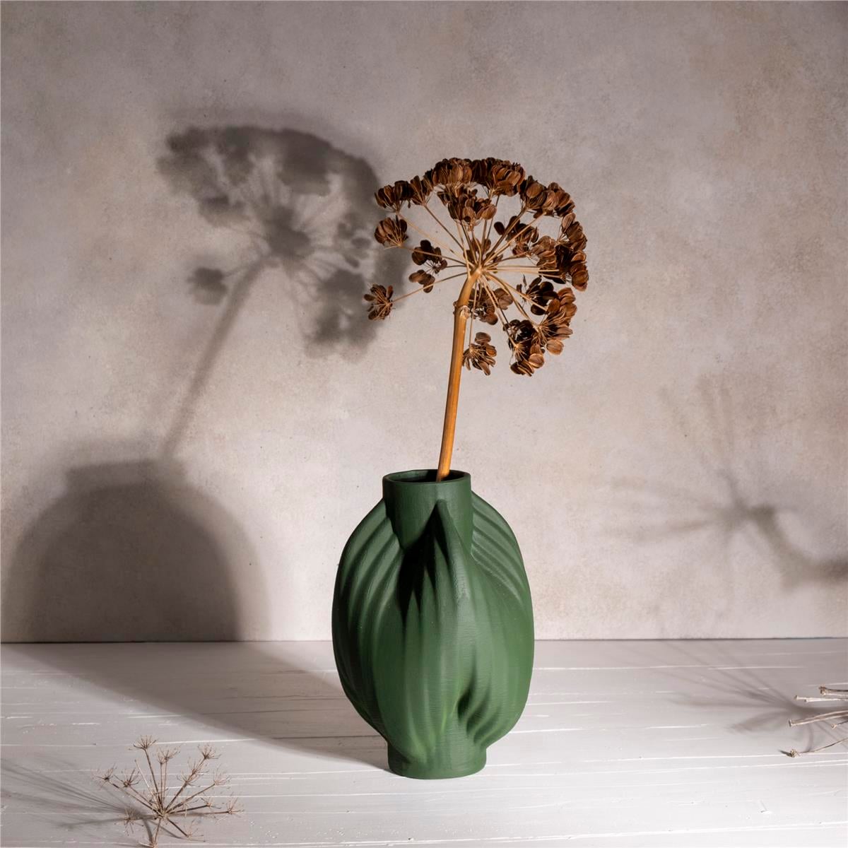 Büyük Boy Yeşil Beyzbol Vazo