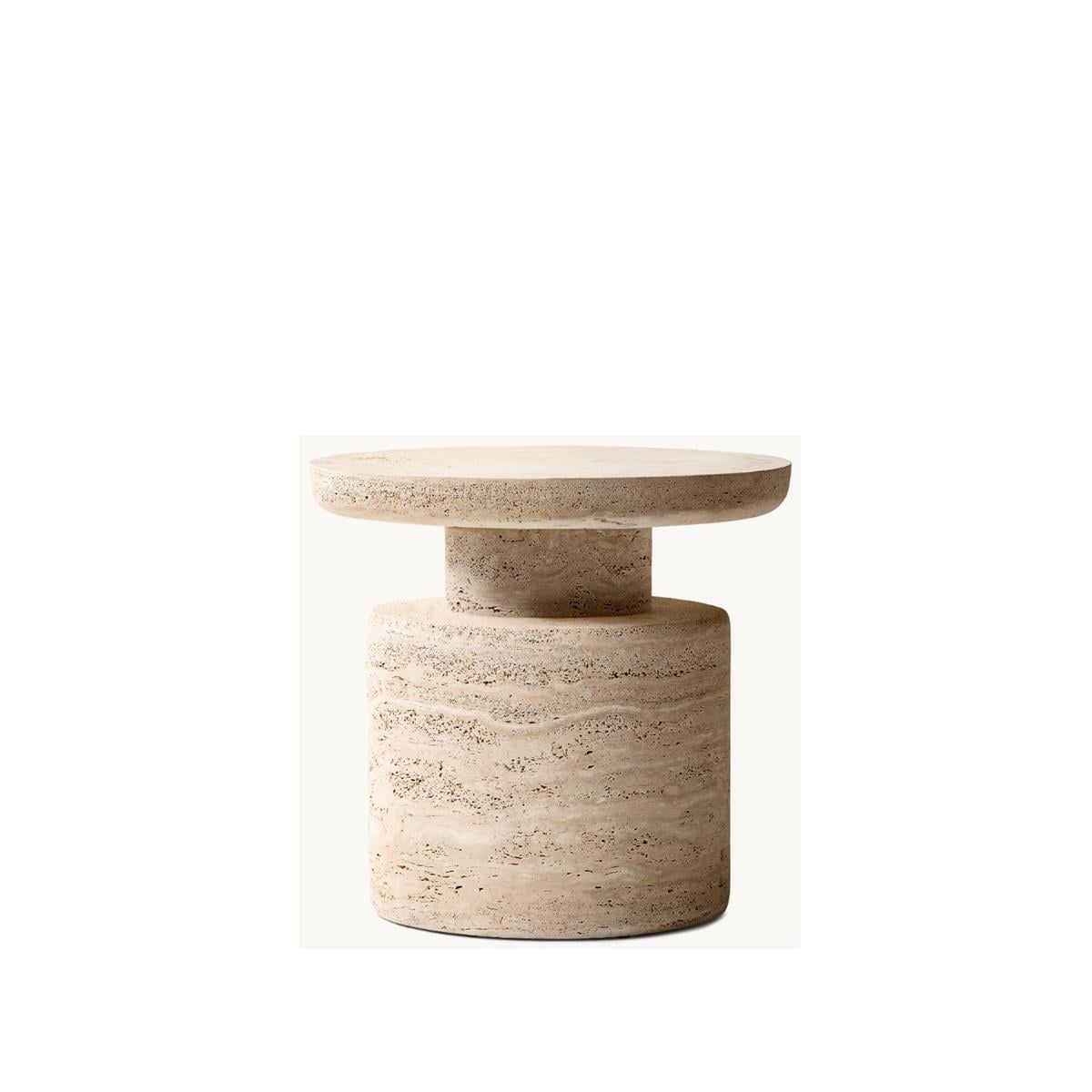 PONTİ OVAL SİDE TABLE 55X45 CM