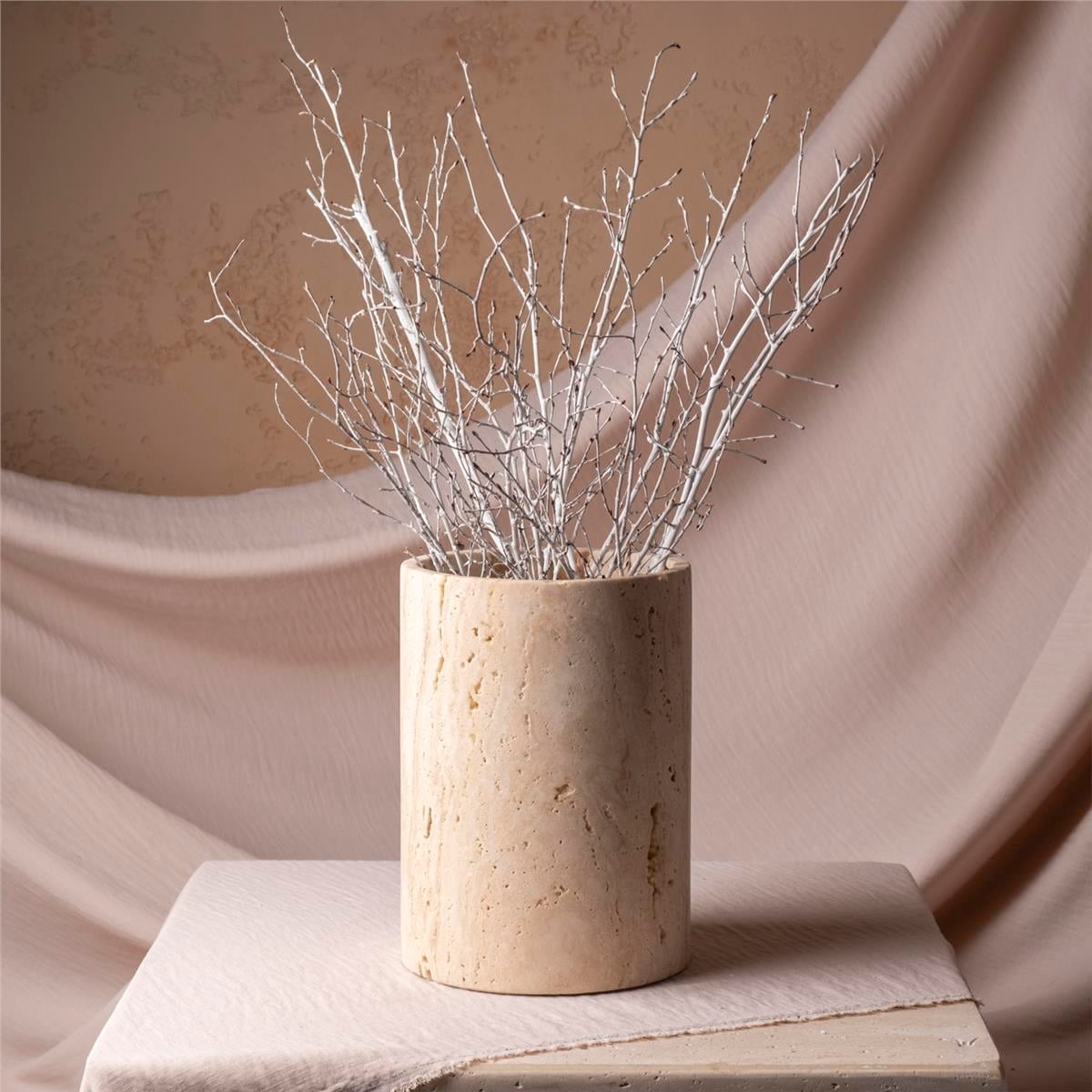 Traverten Büyük Boy Vazo