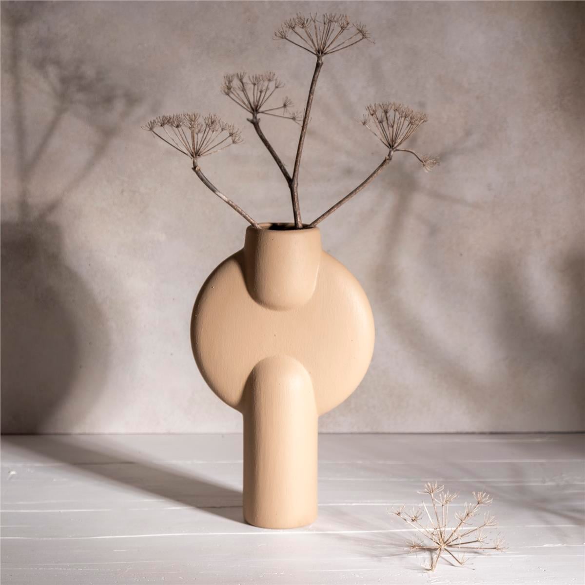 Seramik Boru Bacak Vazo Büyük Boy