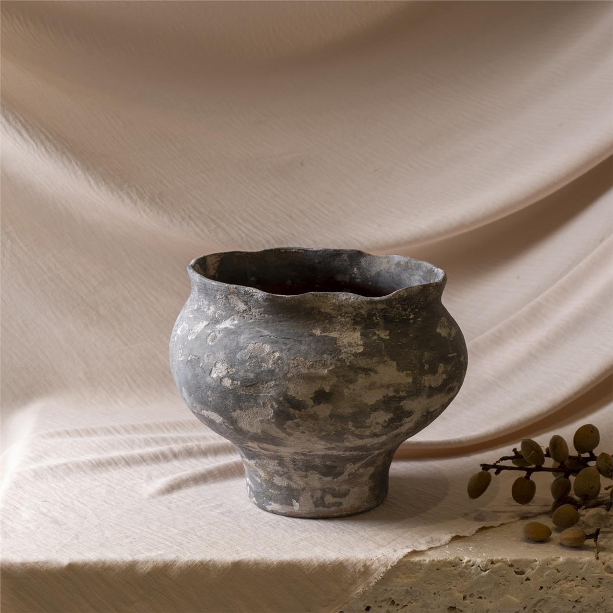 Terra  Ağzı Yamuk Vazo