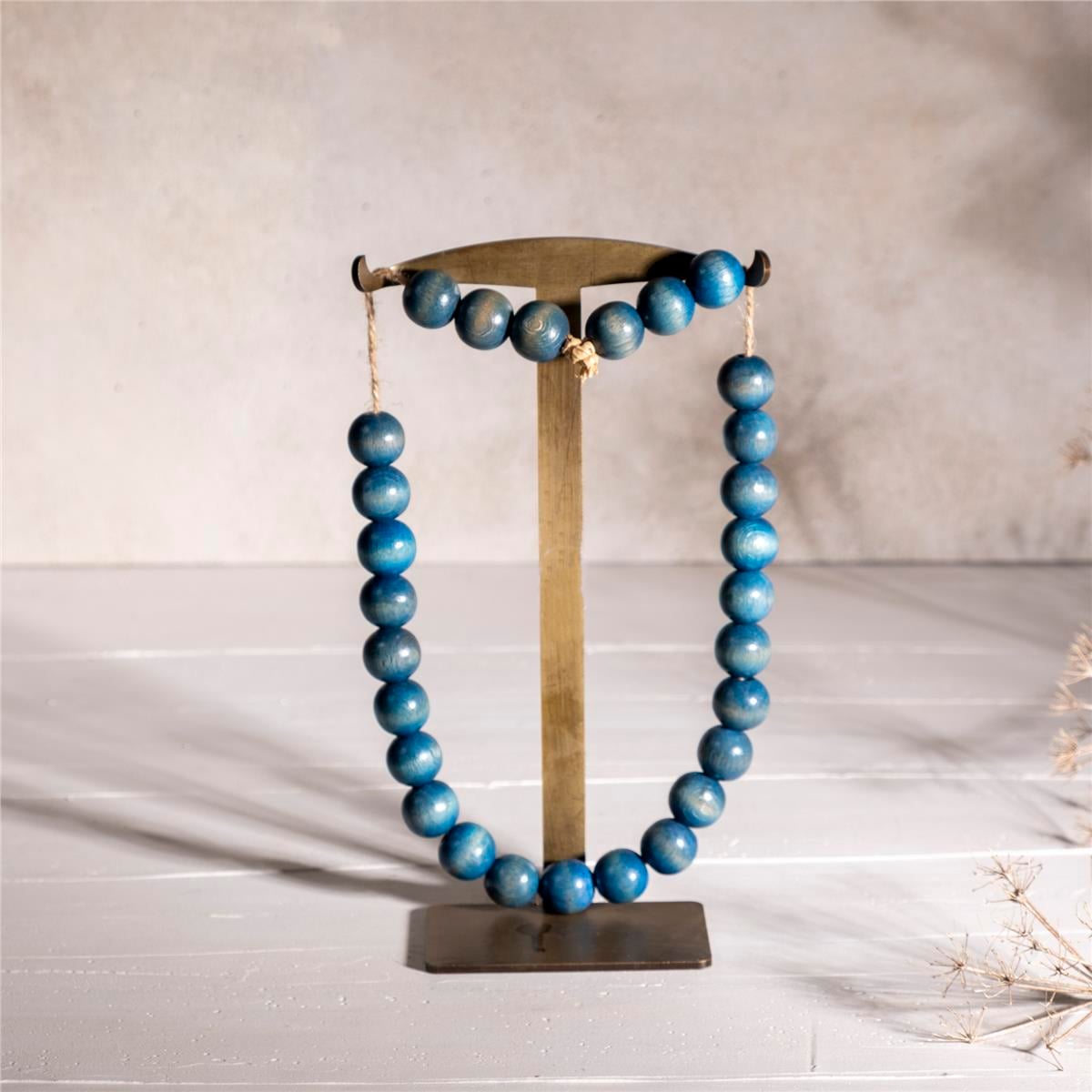 Dekoratif Masa Tesbihi Mavi