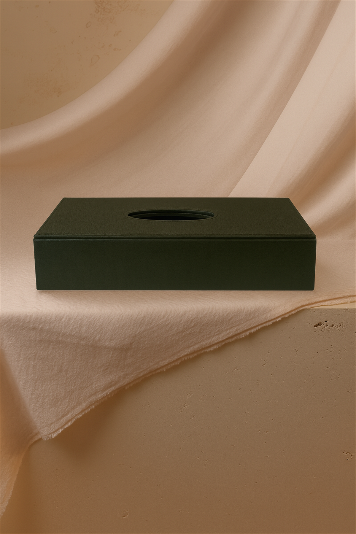 Suni Deri Peçetelik Zümrüt Yeşili