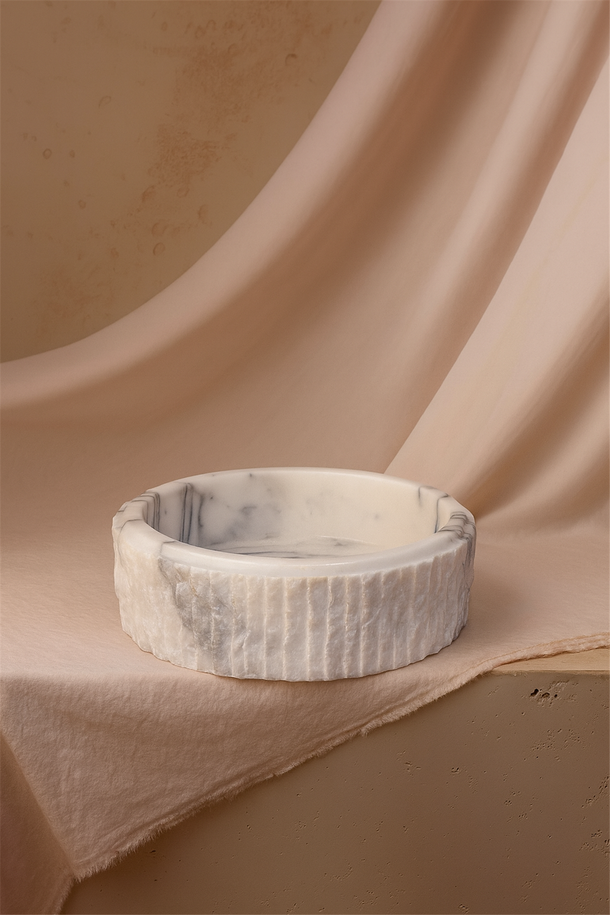 Patlatma Mermer Büyük Kase