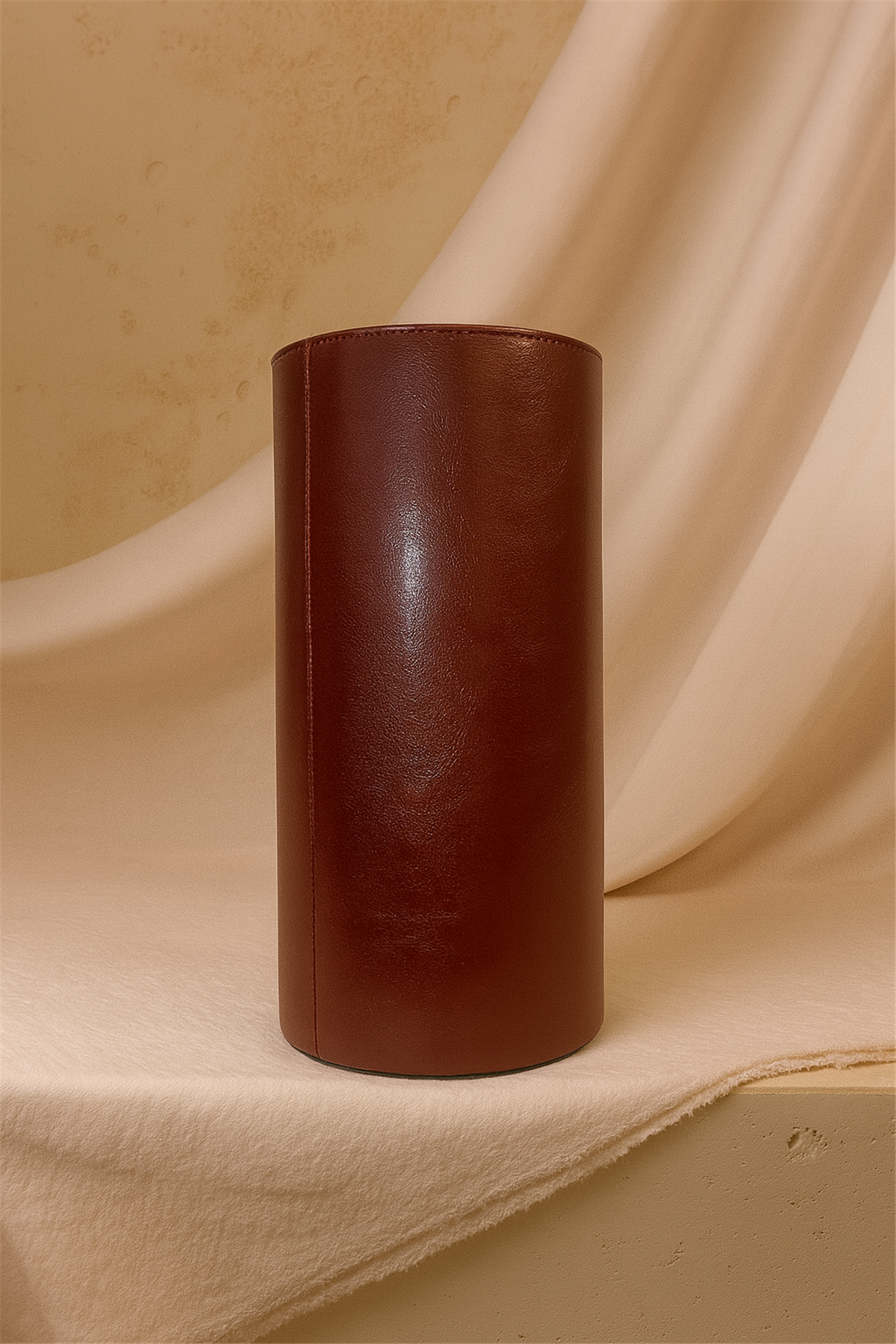 Bordo Deri Vazo Büyük