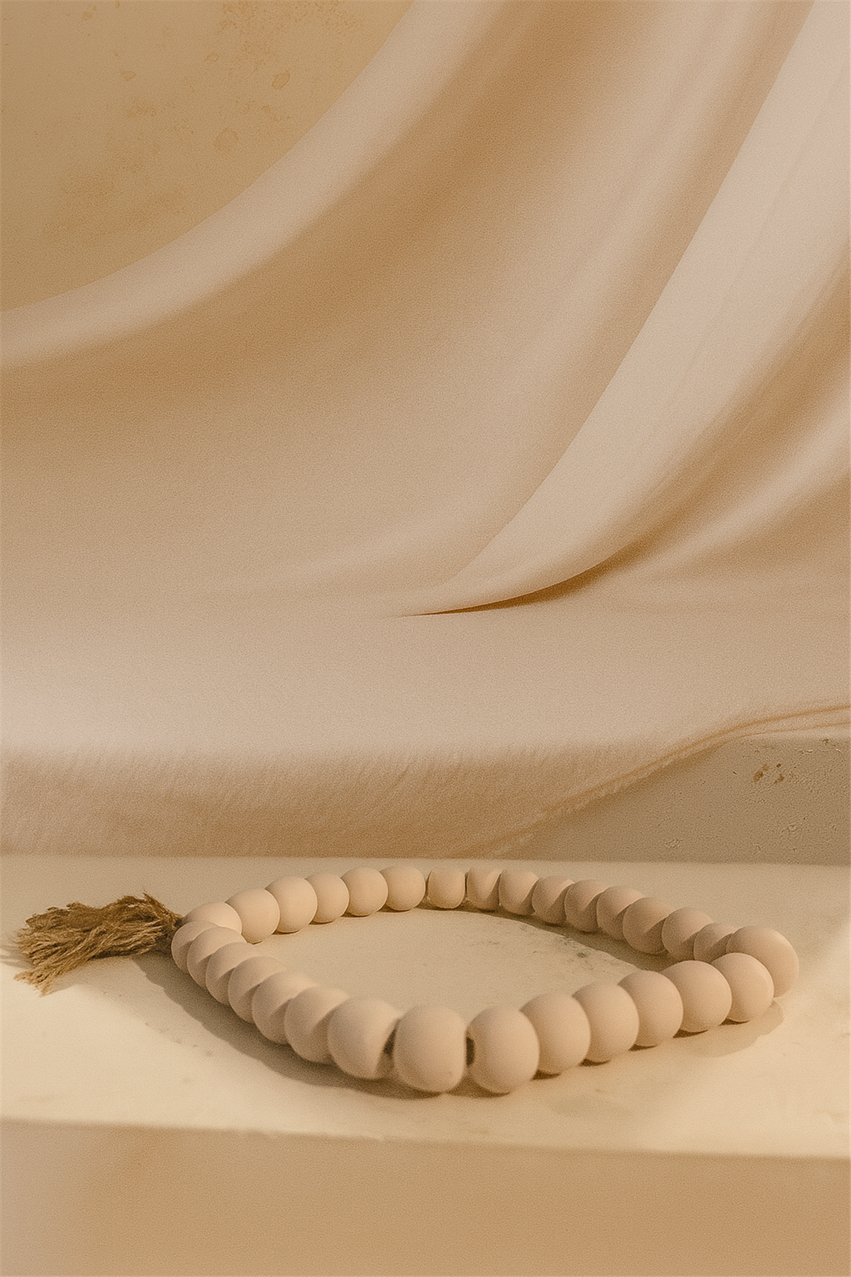 Seramik Beyaz Tesbih