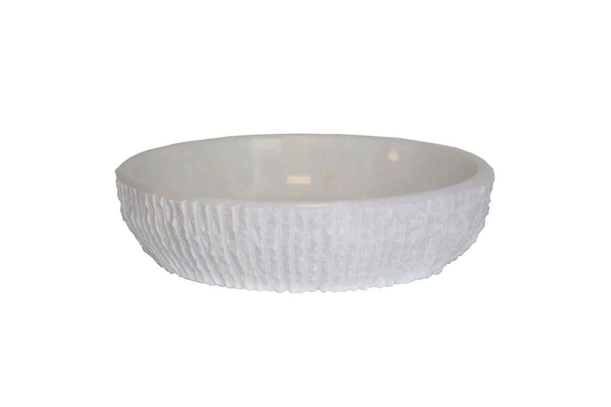 Patlatmalı Kase Beyaz Küçük Boy 