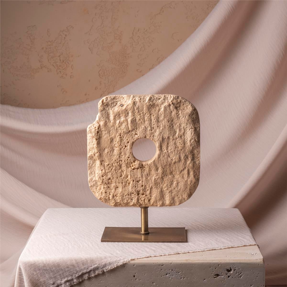 Traverten  Dekoratif Obje M