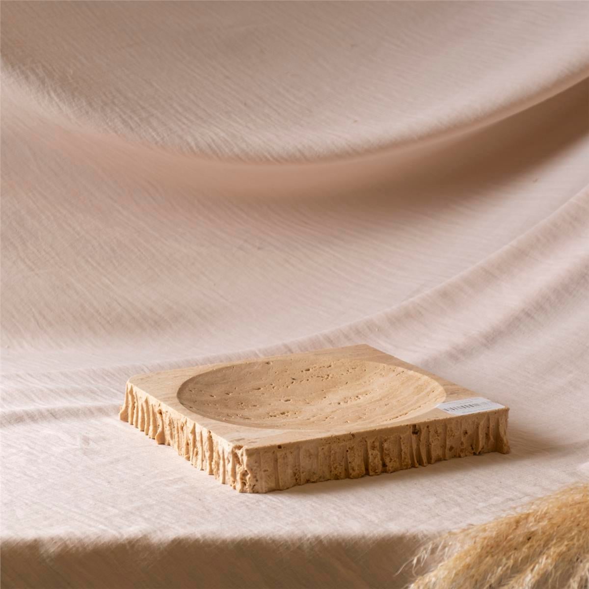 Traverten Plein Katı Sabunluk