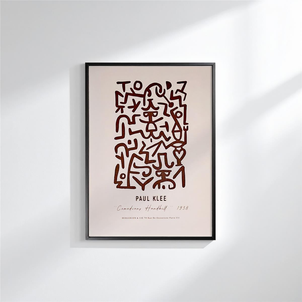 Paul Klee 50x70 Cm Tablo Beyaz