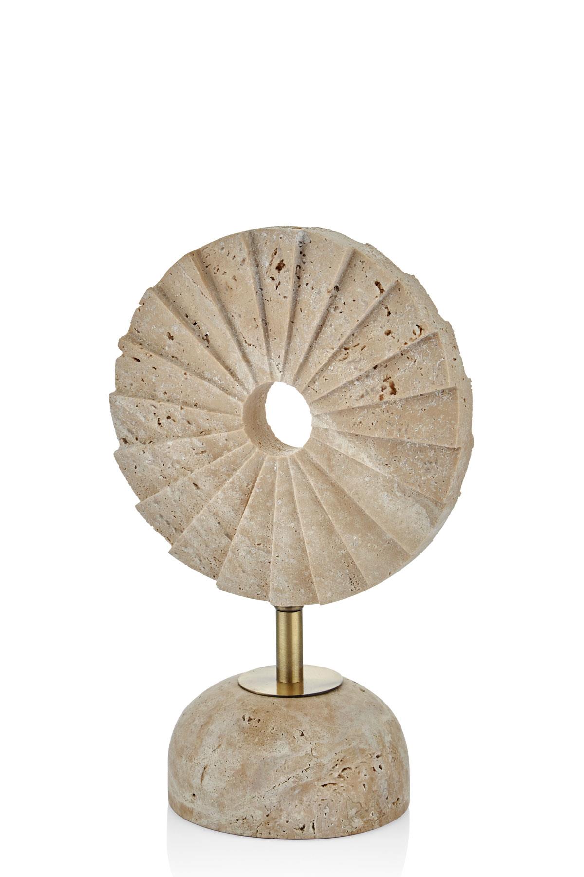 Mermer Traverten Pervane Kaideli Dekor 29Cm