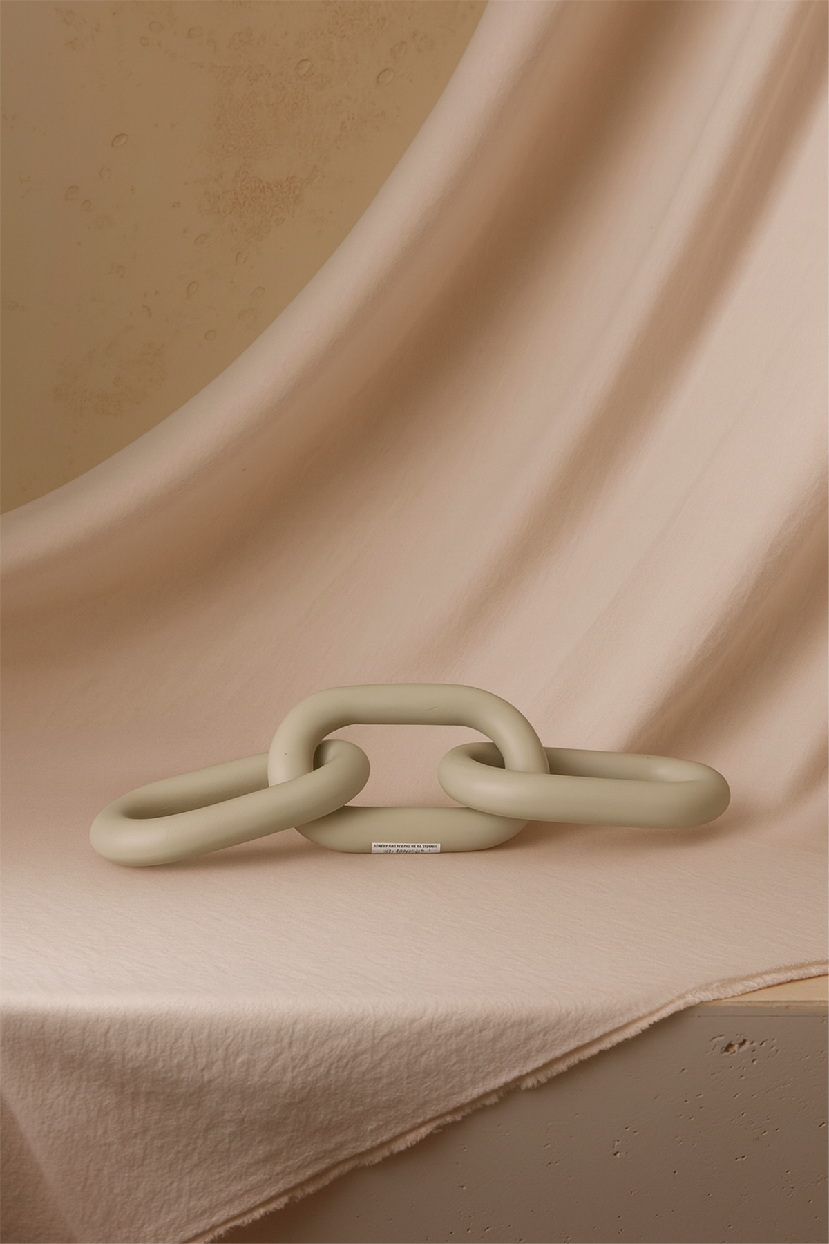 Seramik 3 Lü Zincir Beyaz