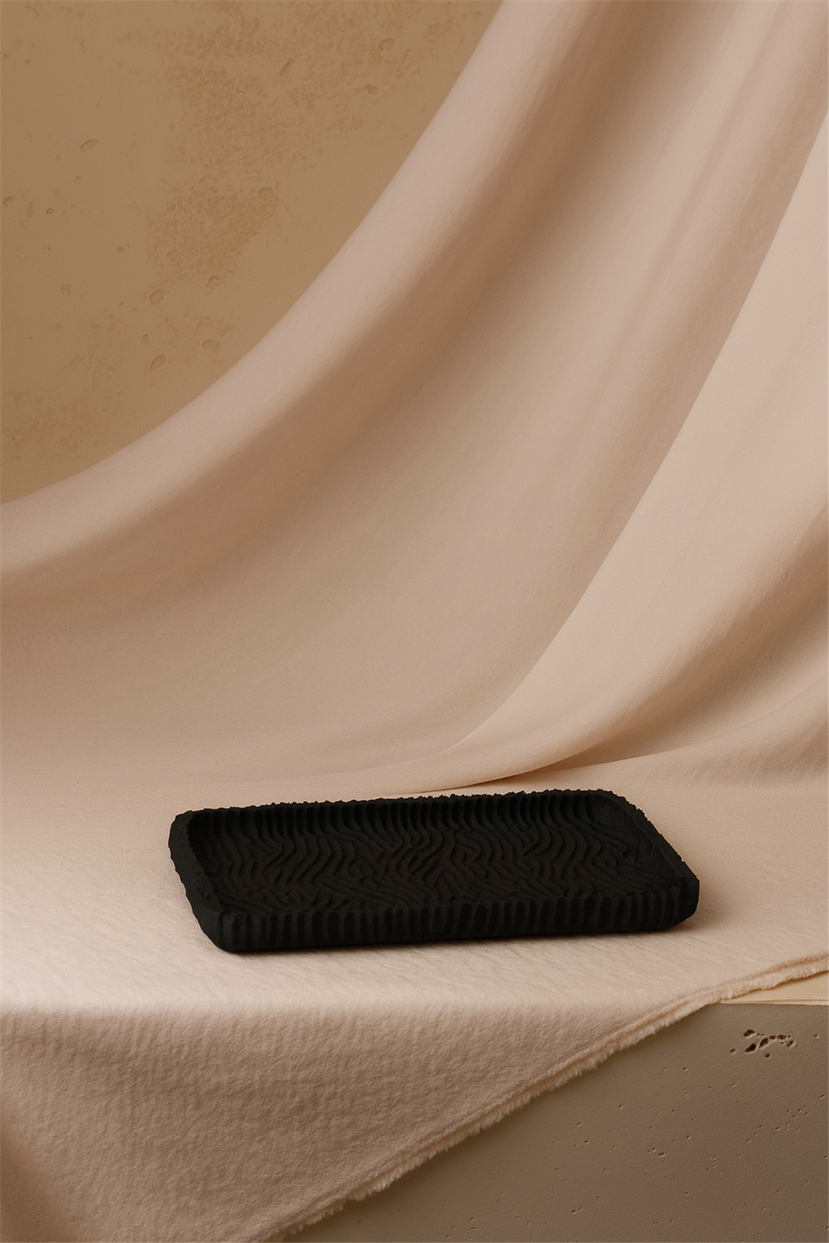 Dikdörtgen Tepsi Siyah Küçük