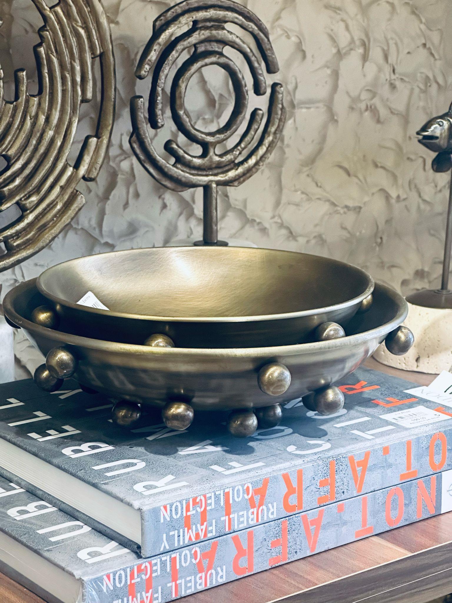 Top Detaylı 2'Li Eskitme Kase