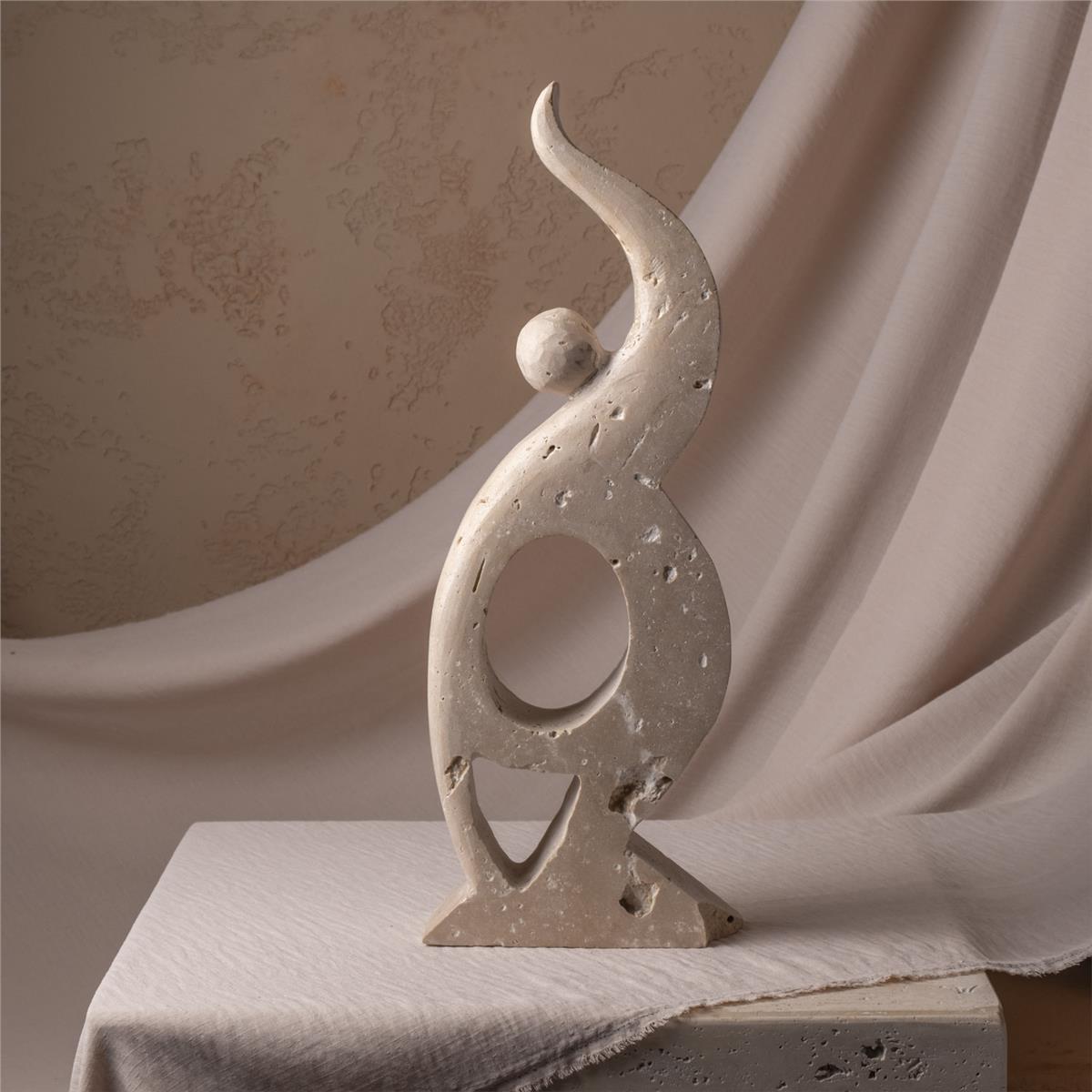 Pelikan Mermer Dekoratif Obje