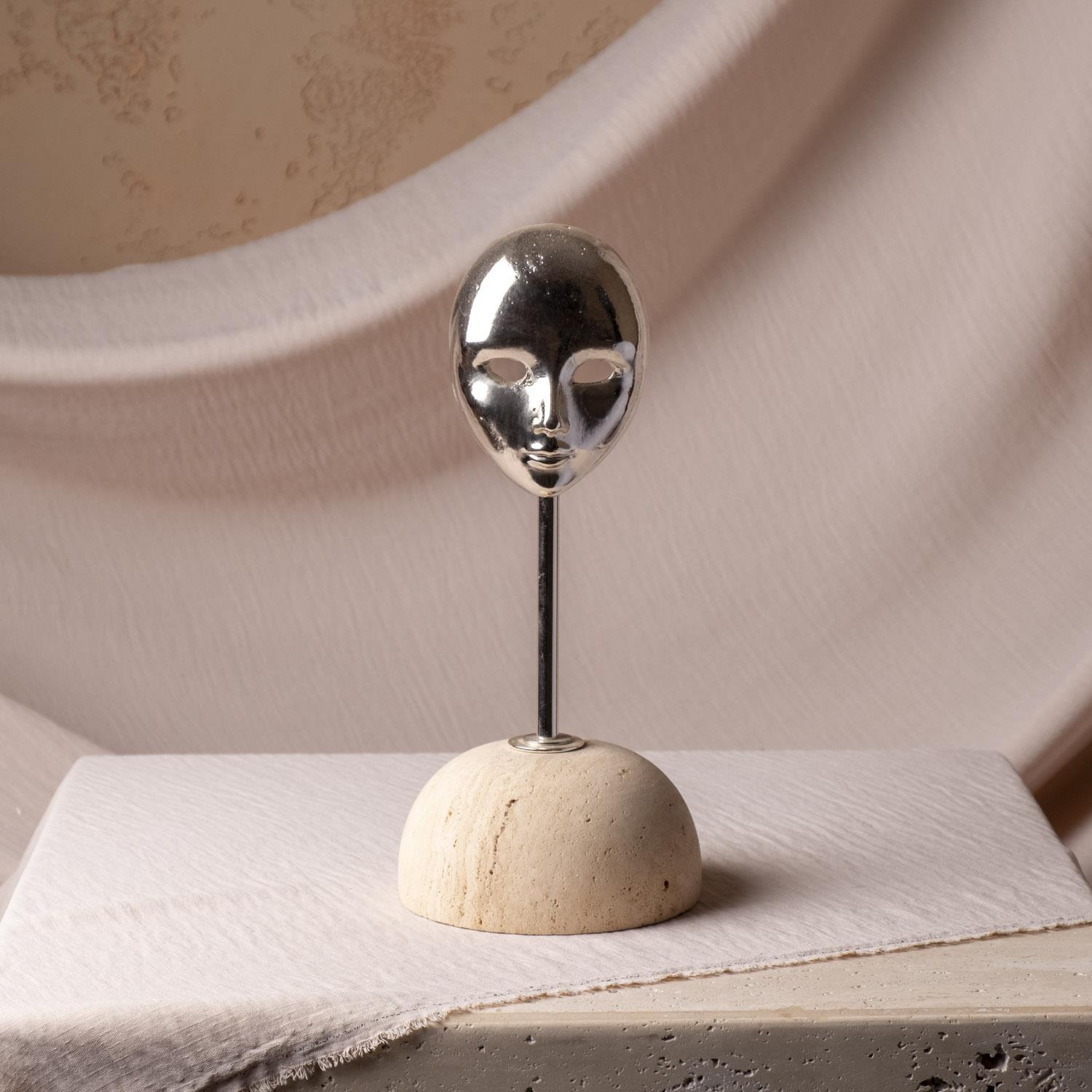 Venedik Maskesi Krom Orta Boy