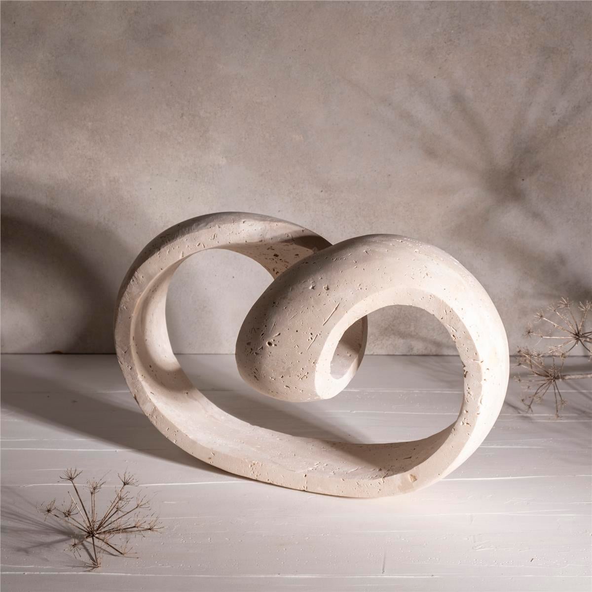 Traverten Geometrik Dekoratif Obje