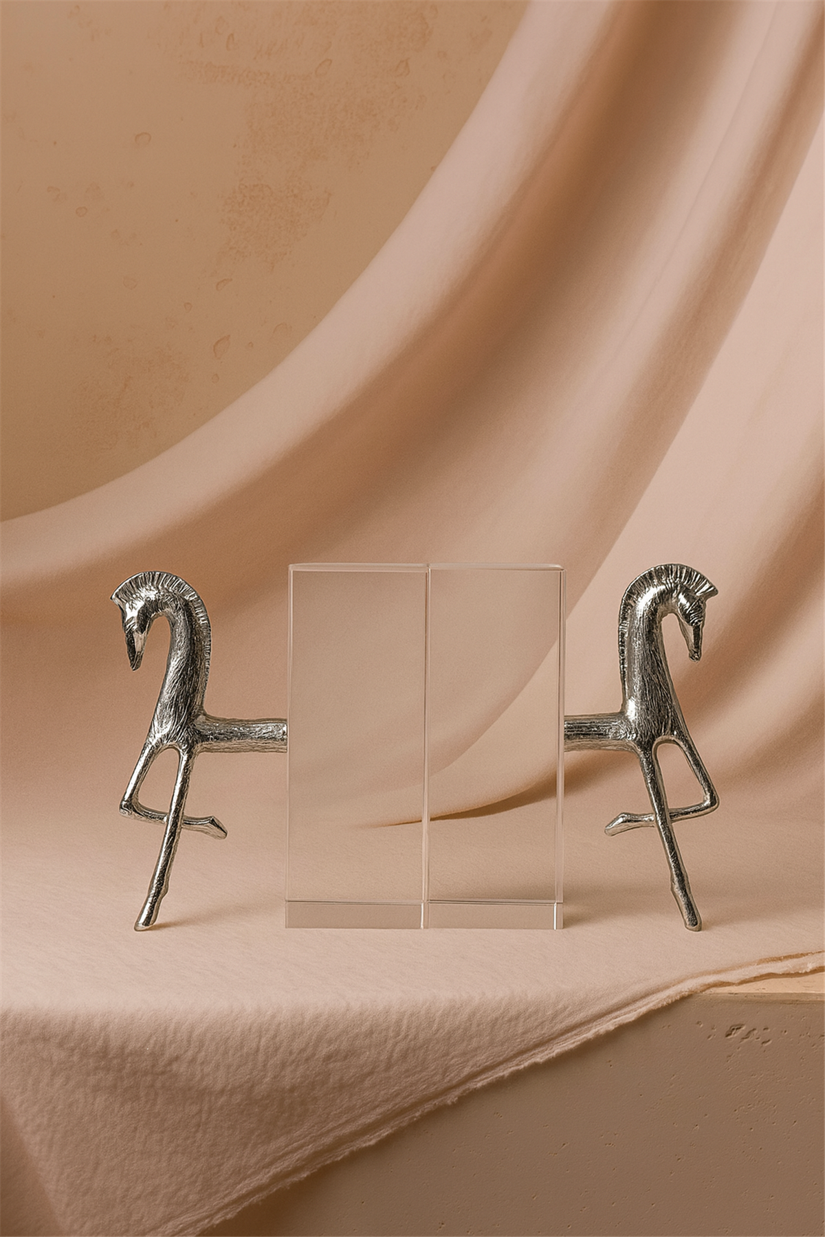 Krom At Kitap Tutucu