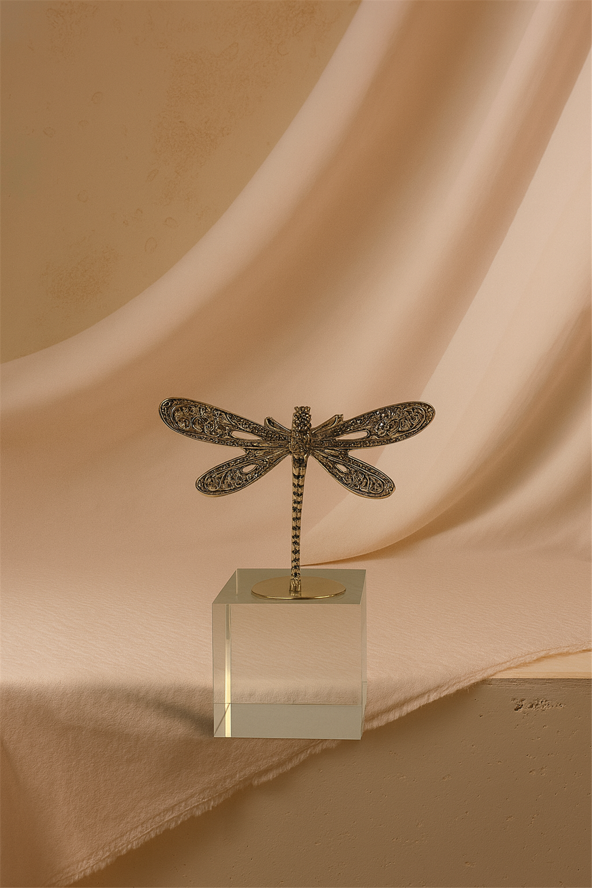 Kristal Kaideli Krom Yusufçuk Obje