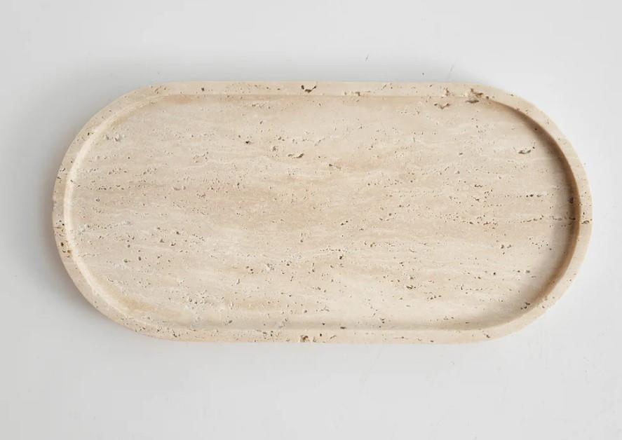 Traverten  Tepsi Oval