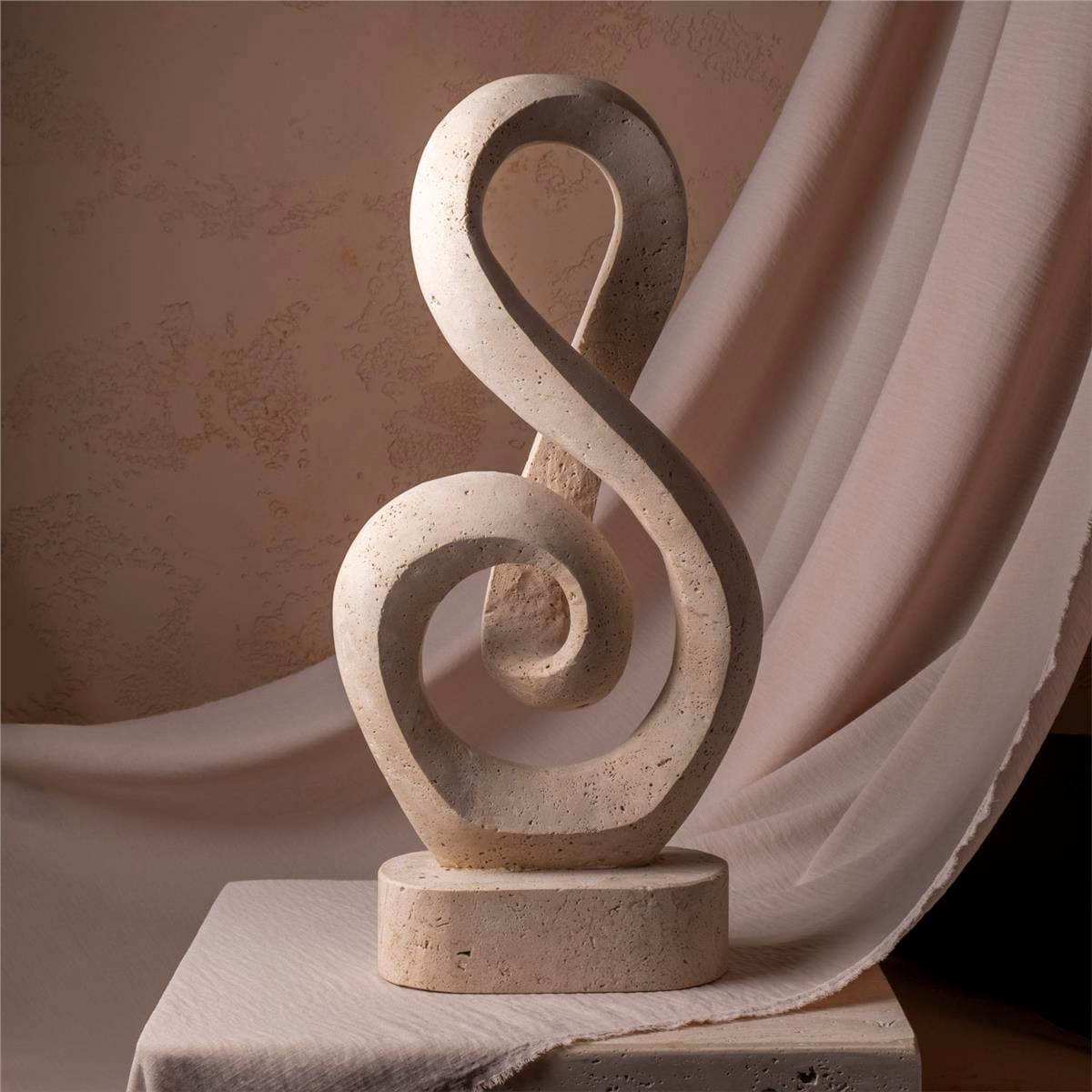 Traverten Sonsuzluk Dekoratif Obje