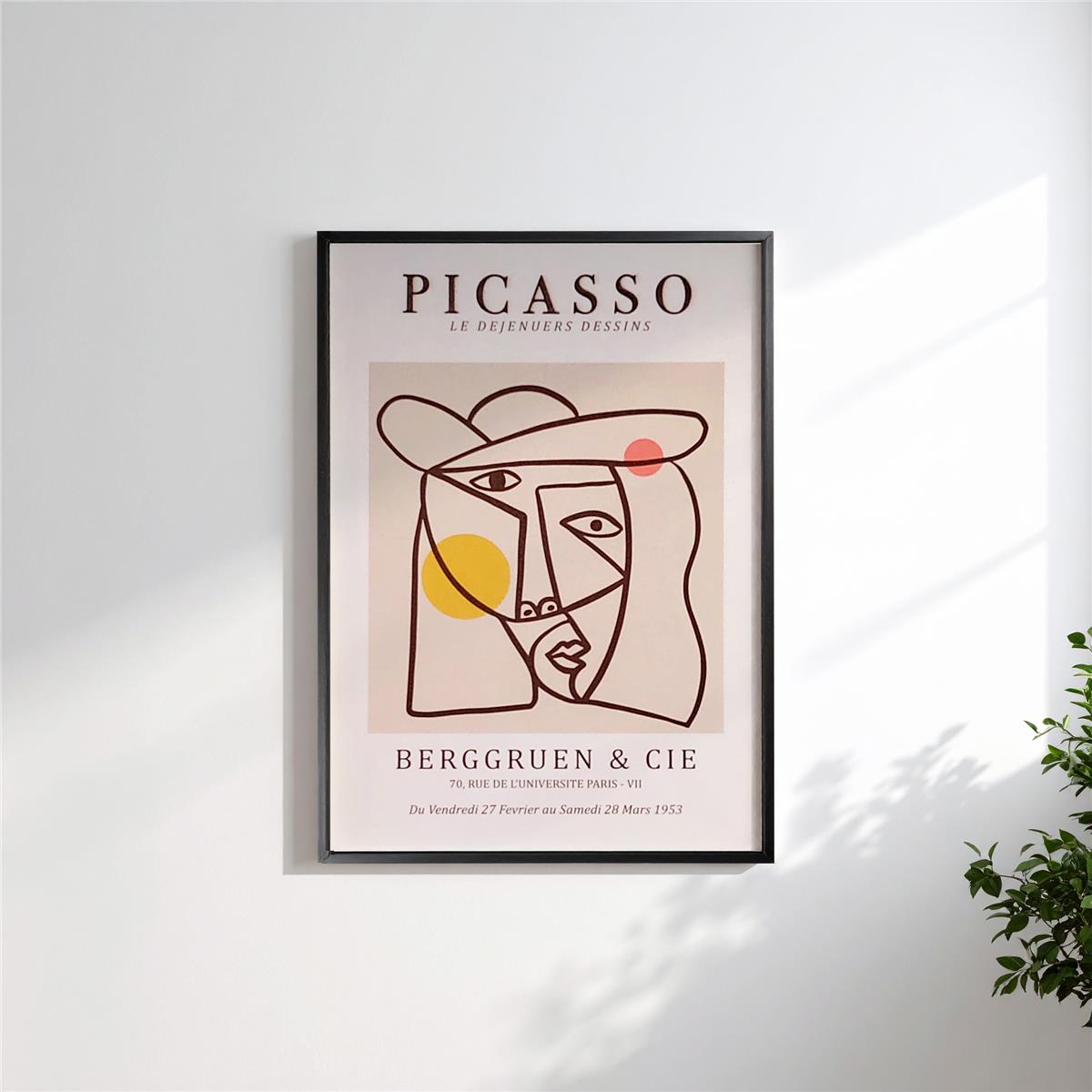 Picasso Berggruen ve Cie 50x70 Cm Tablo Beyaz