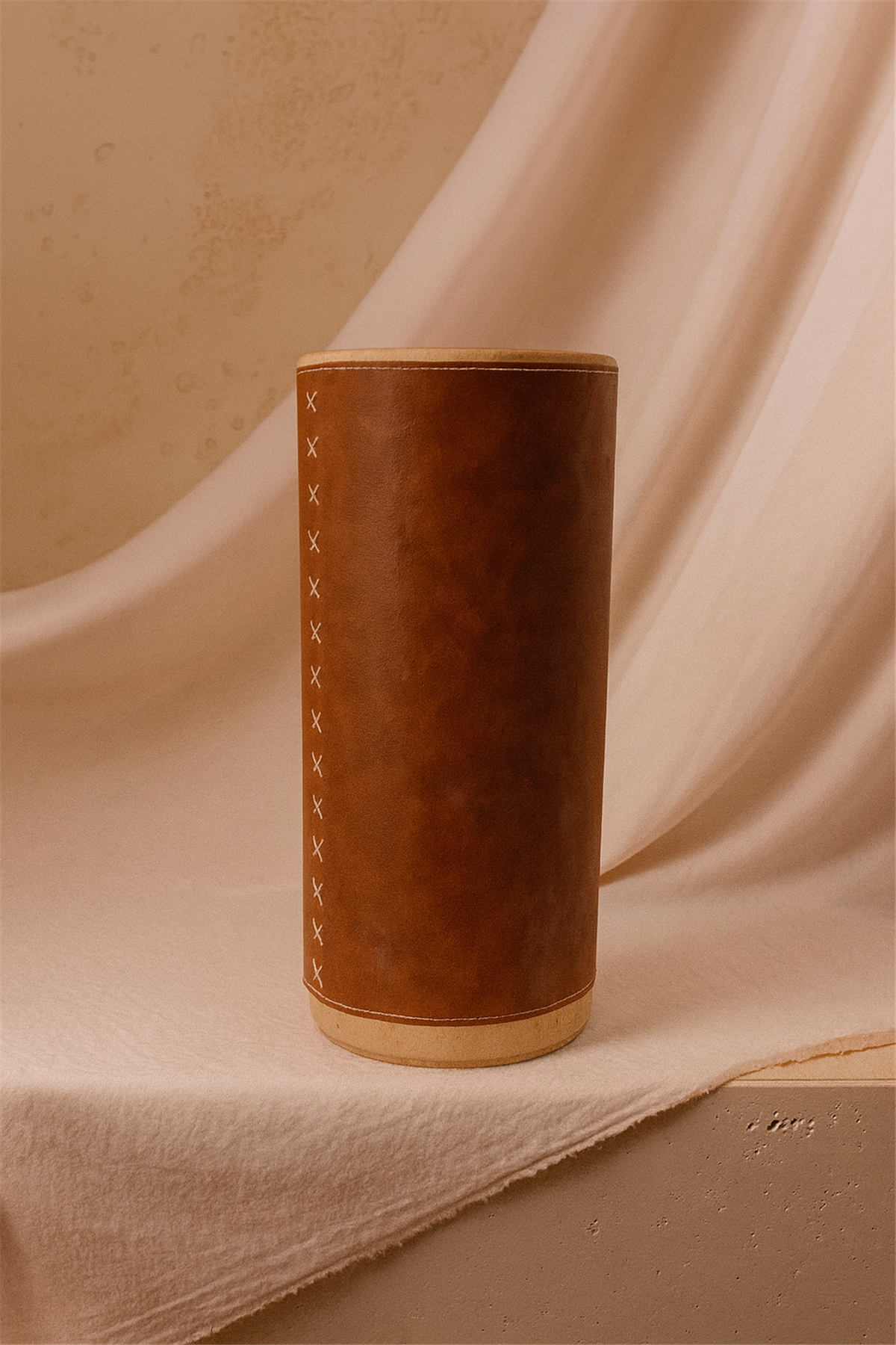 Crazy Taba Saraciye Dikiş Büyük Boy Vazo