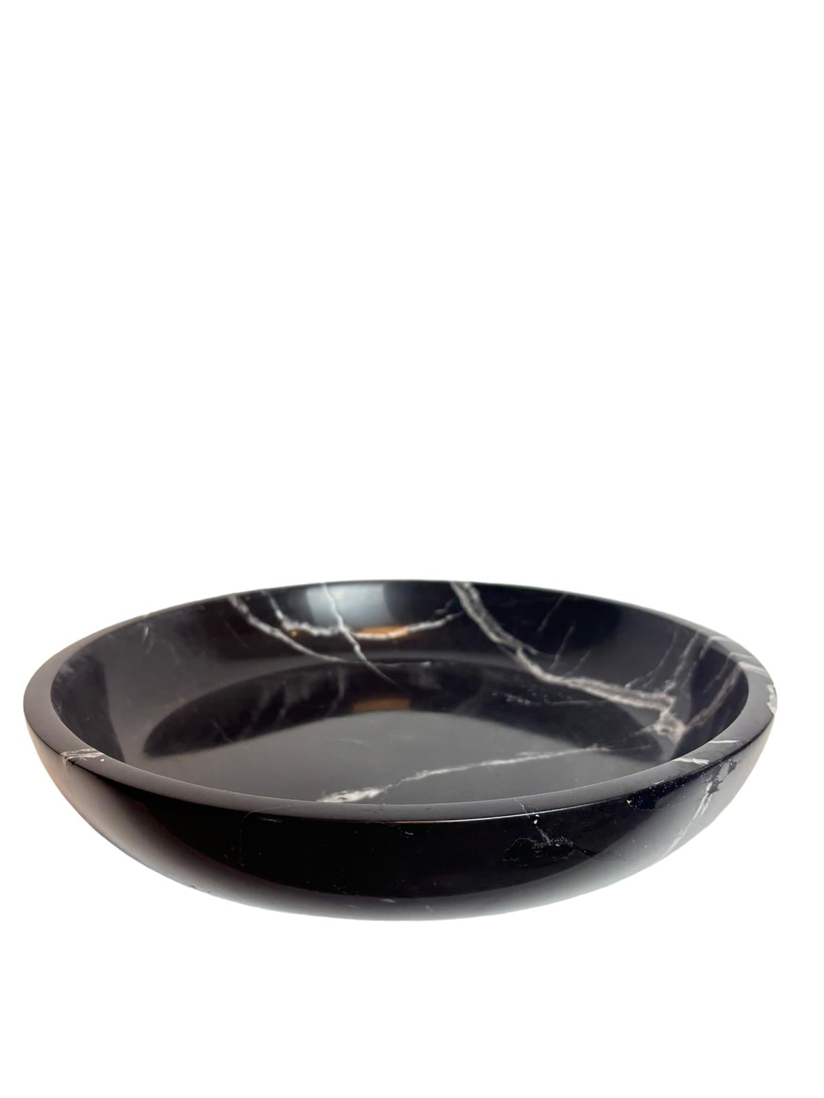 Çukur Siyah Mermer Tabak
