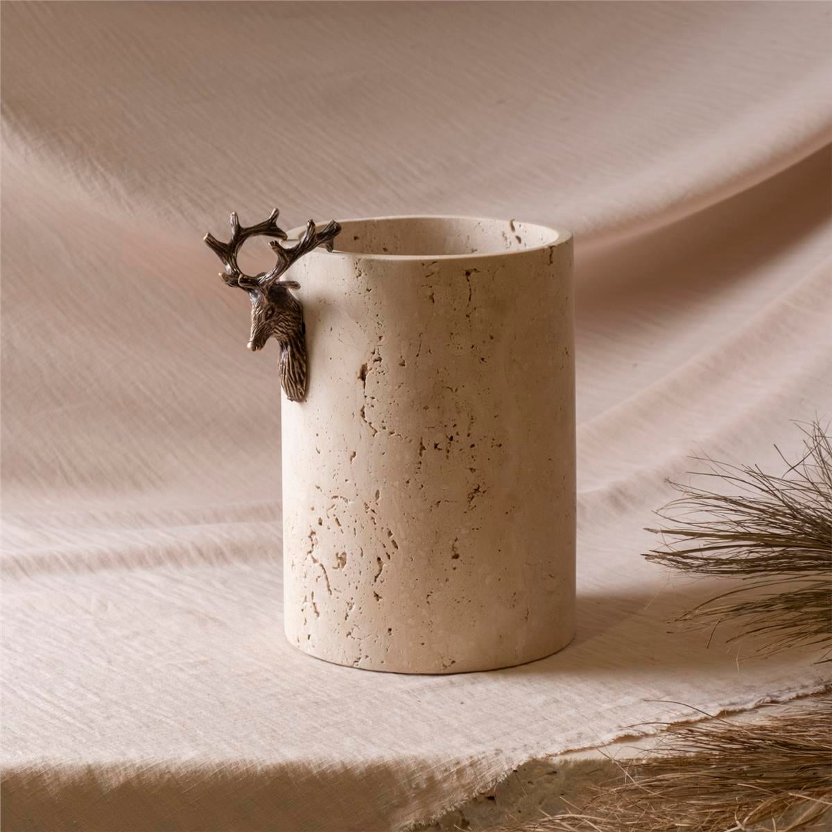 Deer Traverten Servis Kovası