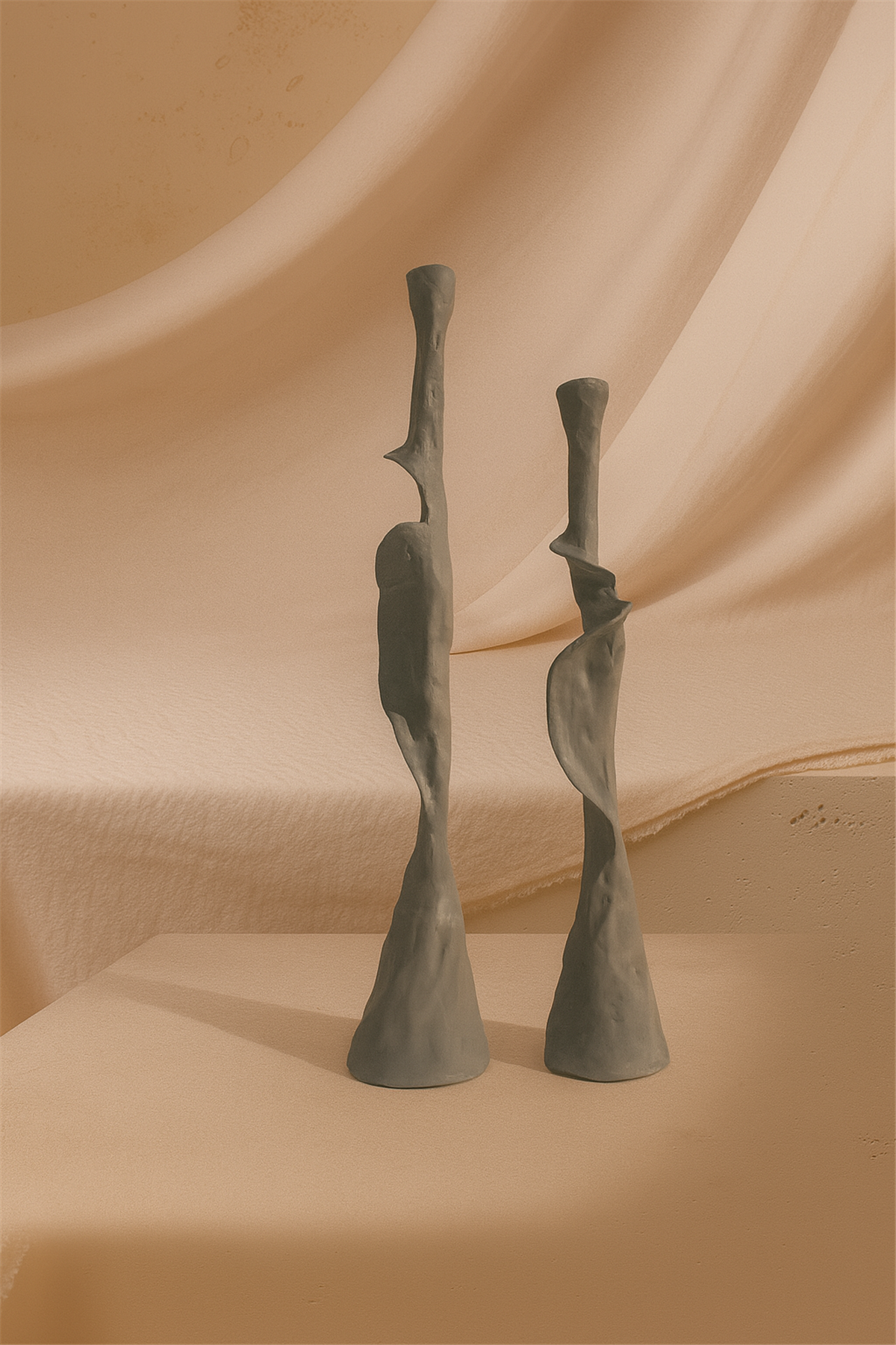 Sırma Şamdan Gri 2'Li