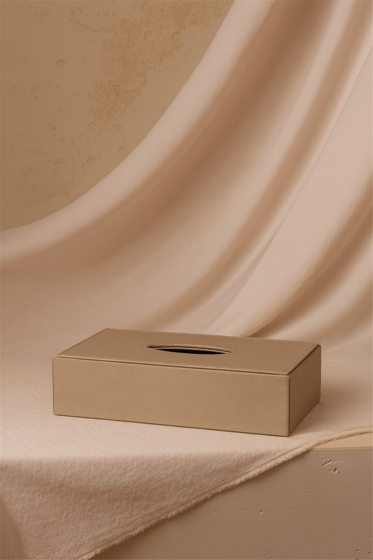 Suni Deri Peçetelik Pudra