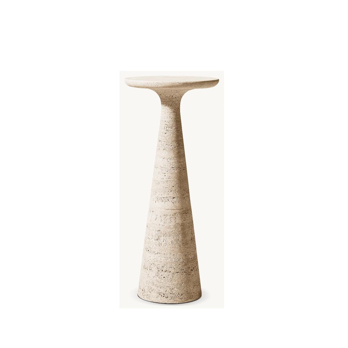 GİO STONE ROUND COCKTAİL TABLE 35 CM