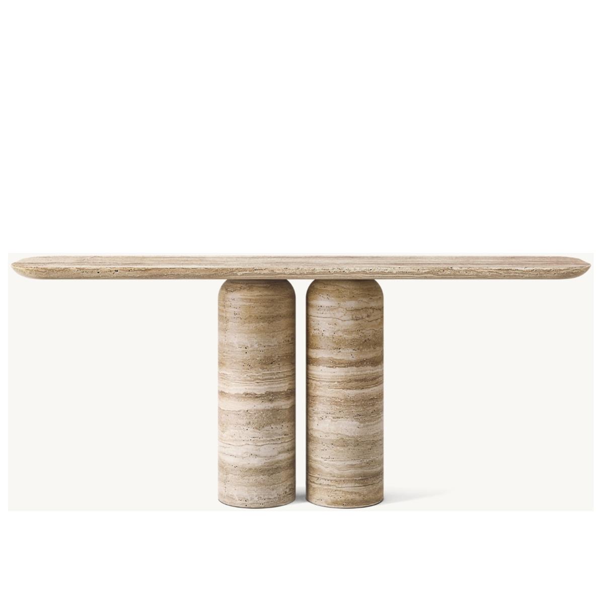 CUPOLA CARVED CONSOLE TABLE 150X35 CM