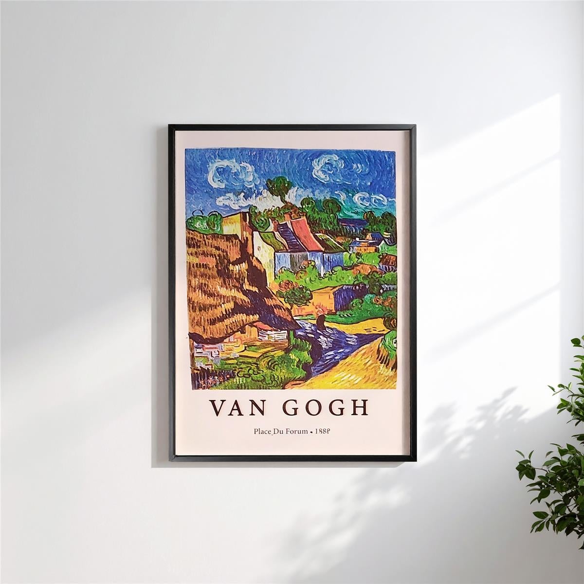 Van Gogh Place Du Forum - 1888 50x70 Cm Tablo