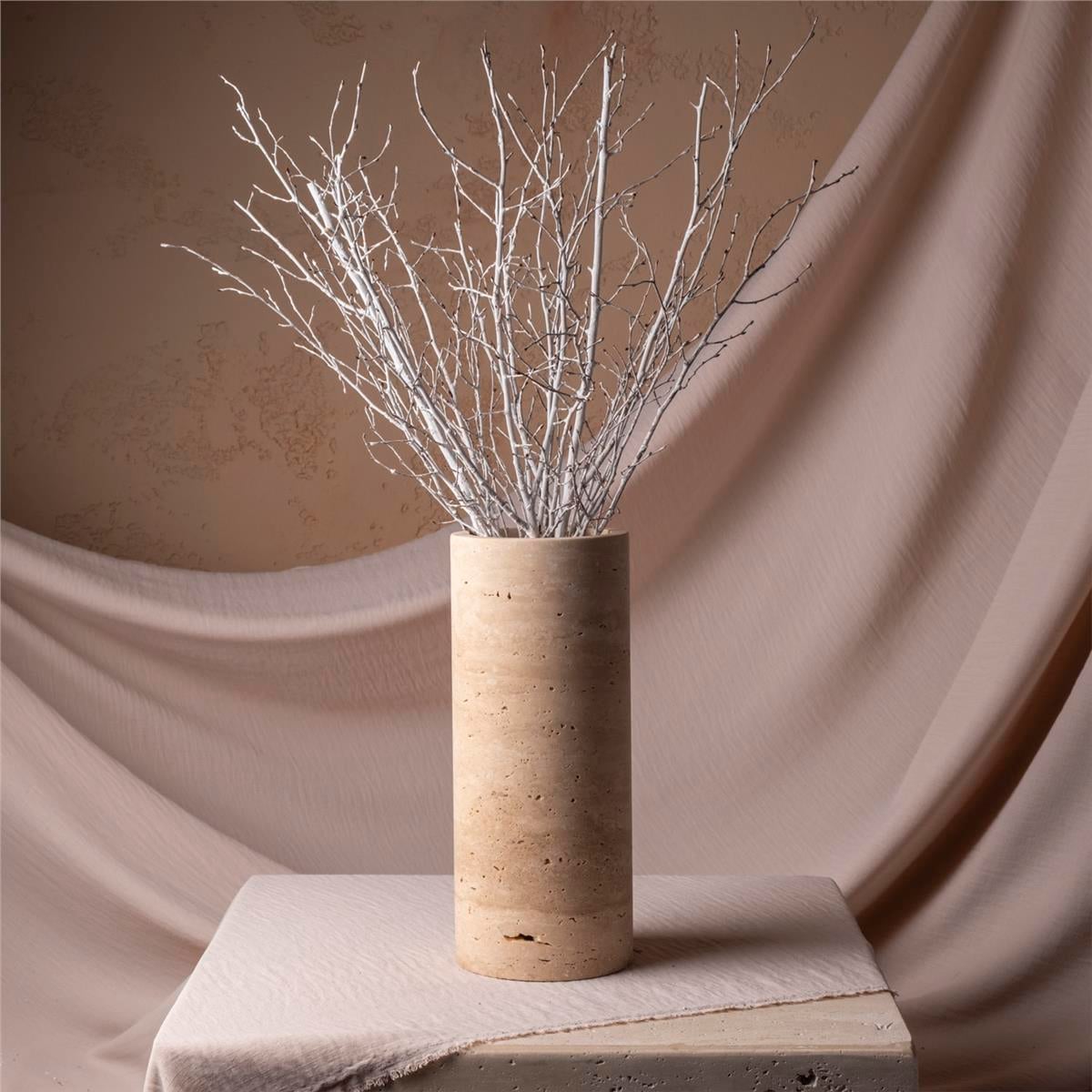 Traverten Küçük Boy Vazo