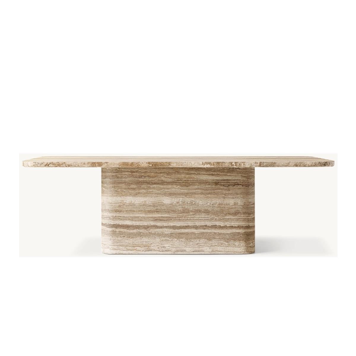 VİTOLO CARVED RECTANGULAR DİNİNG TABLE 180X95 CM