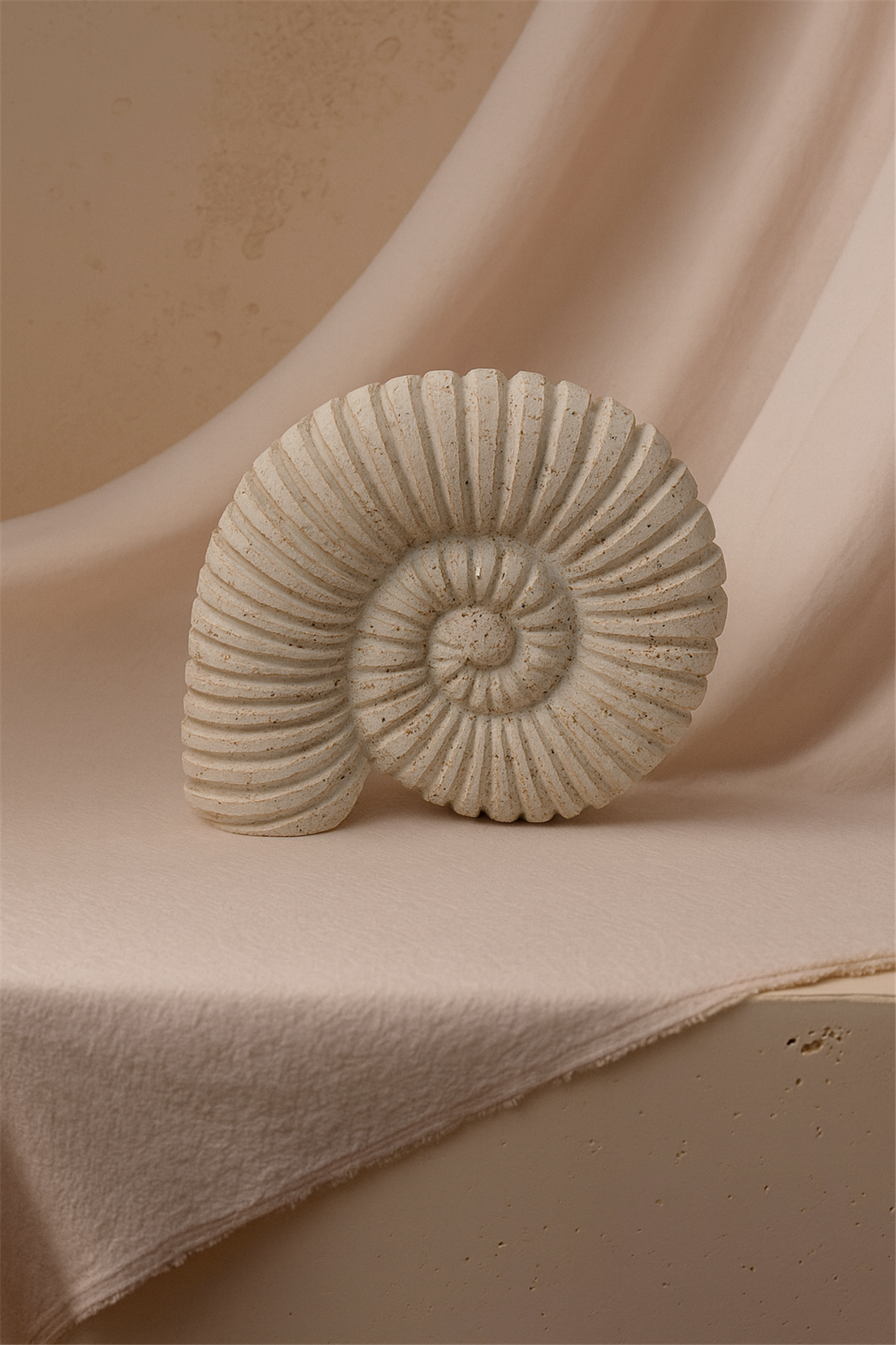 Traverten Salyangoz Obje