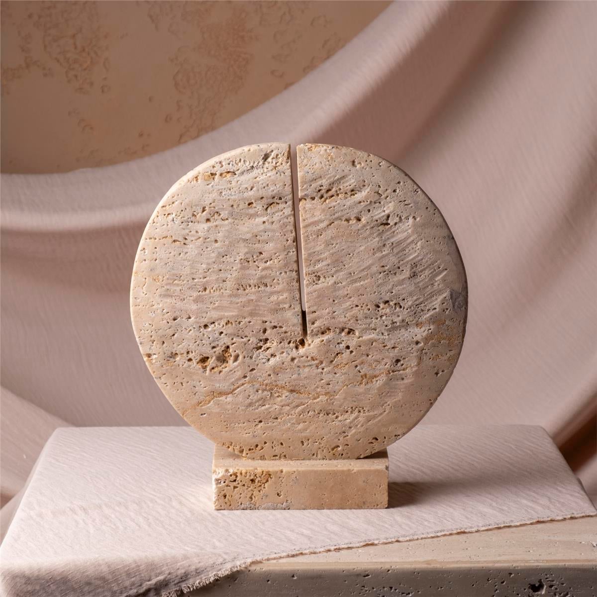 Traverten Daire Obje Küçük