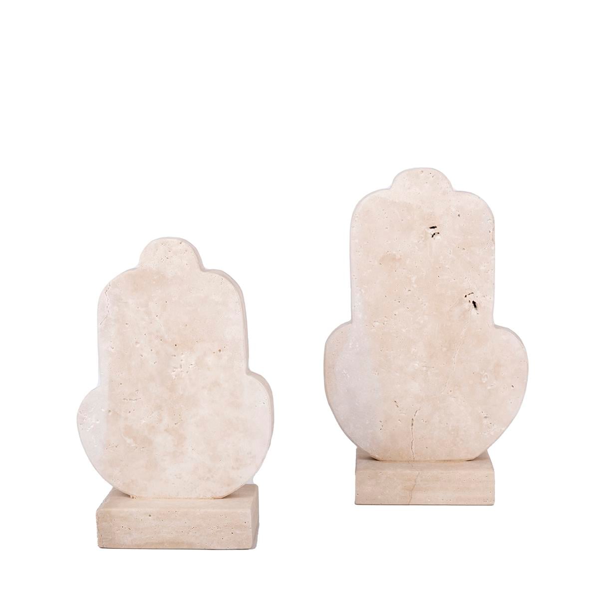 Traverten Fatıma Eli Obje Takım