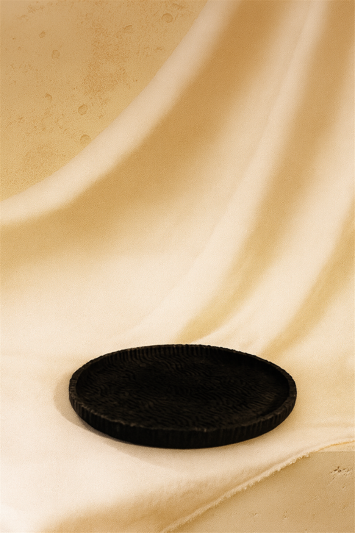 Yuvarlak Tepsi Siyah Büyük