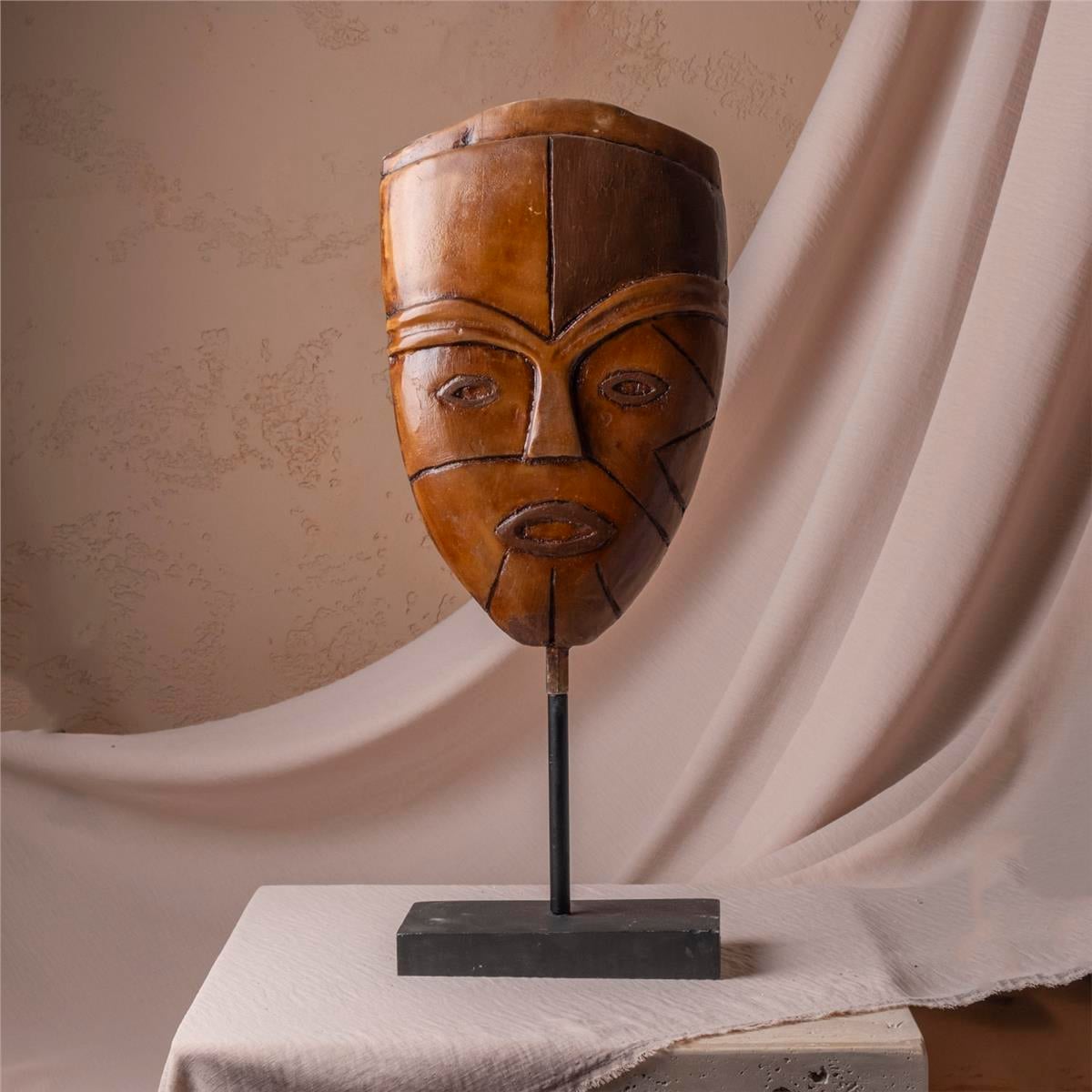 Etnika Maske Obje Patina- 1